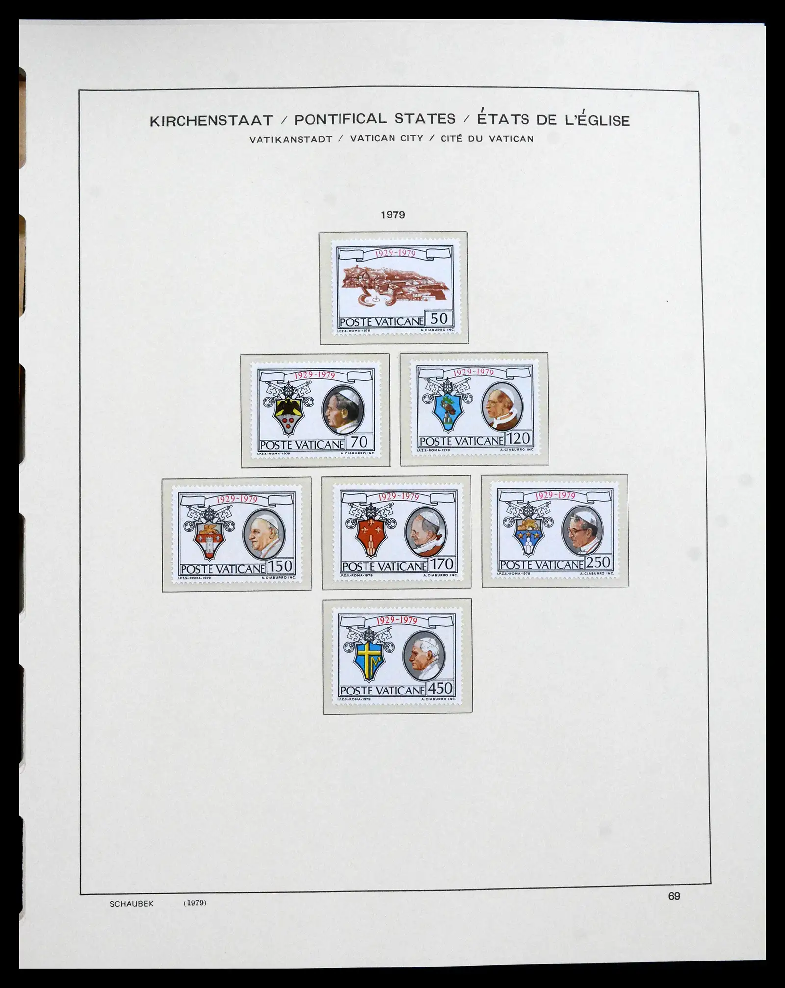 41623 0069 - Postzegelverzameling 41623 Vaticaan compleet 1929-2024!!