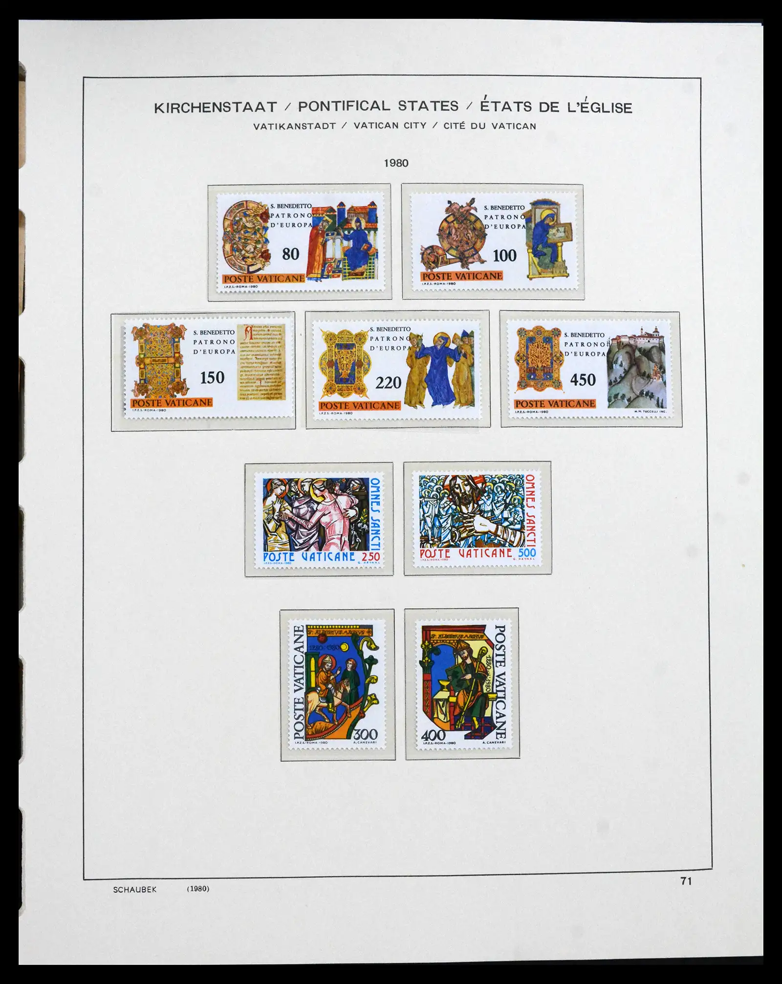 41623 0071 - Postzegelverzameling 41623 Vaticaan compleet 1929-2024!!