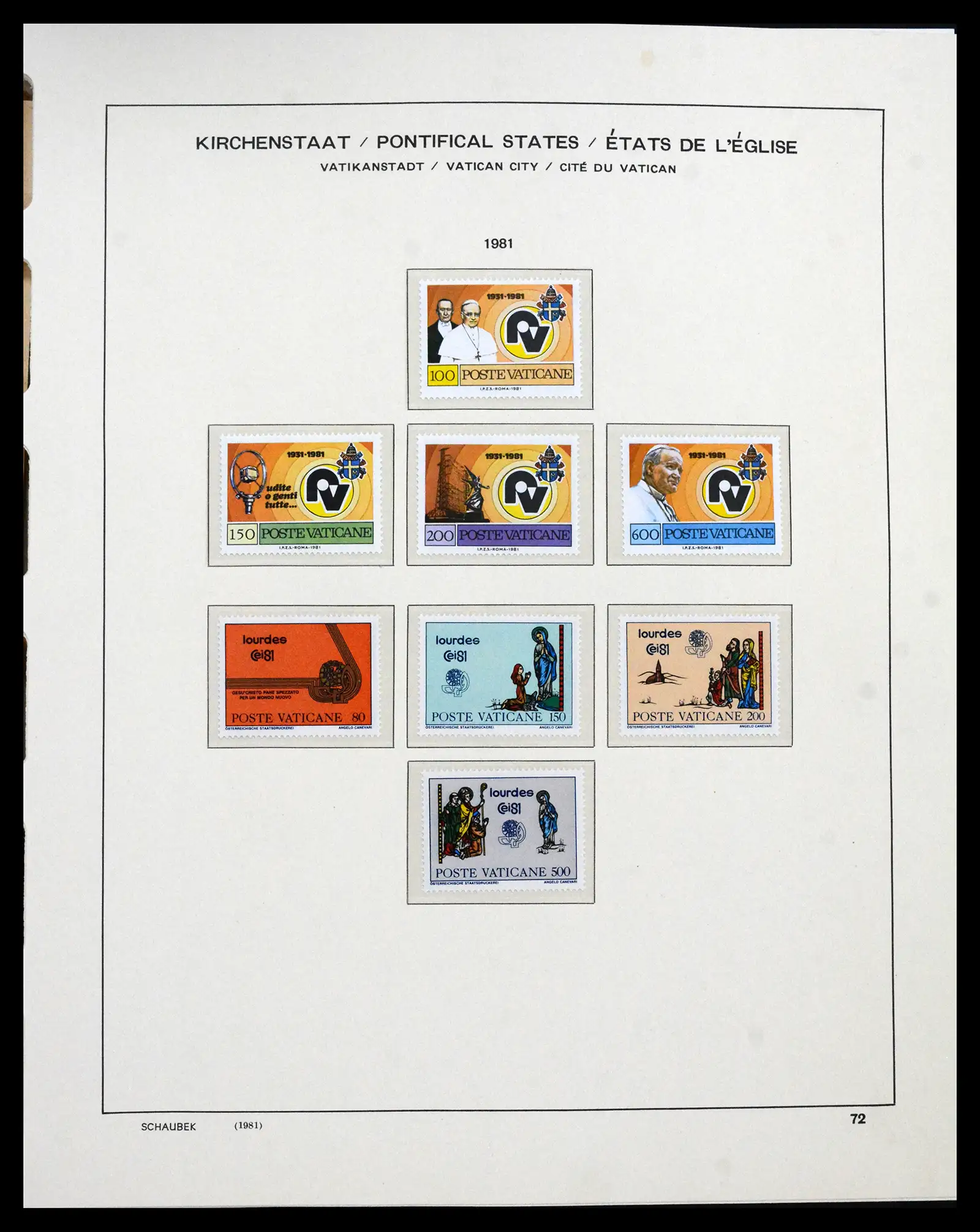 41623 0072 - Postzegelverzameling 41623 Vaticaan compleet 1929-2024!!