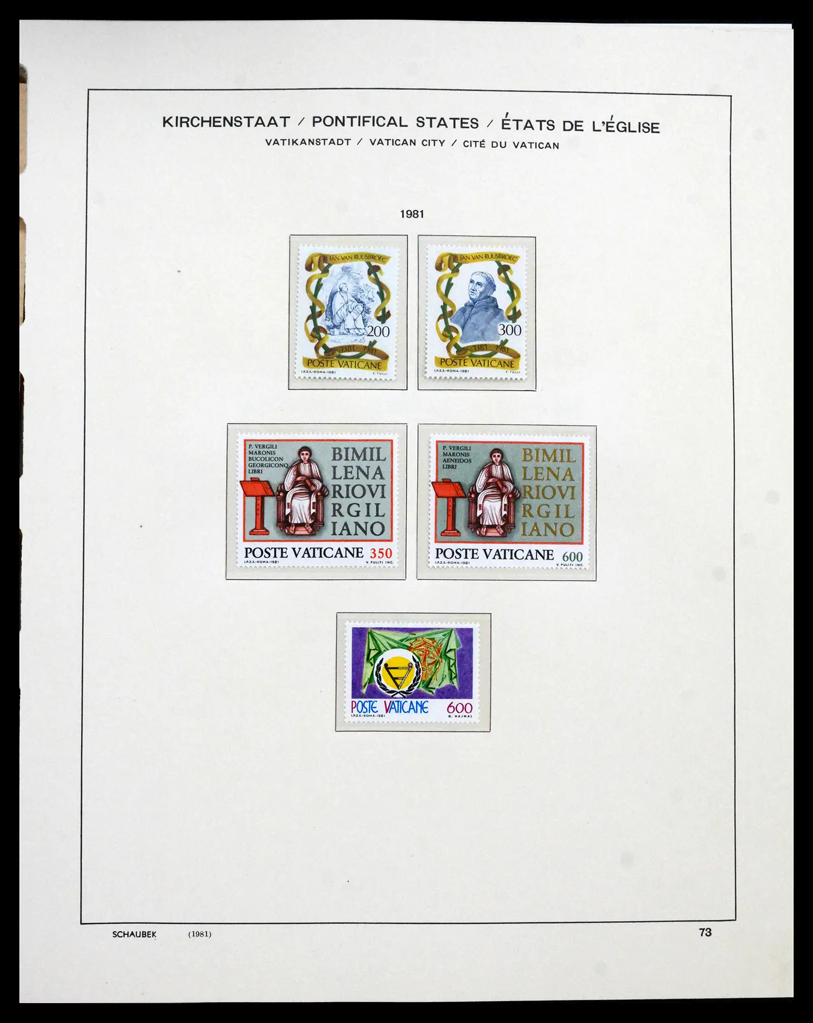41623 0073 - Postzegelverzameling 41623 Vaticaan compleet 1929-2024!!