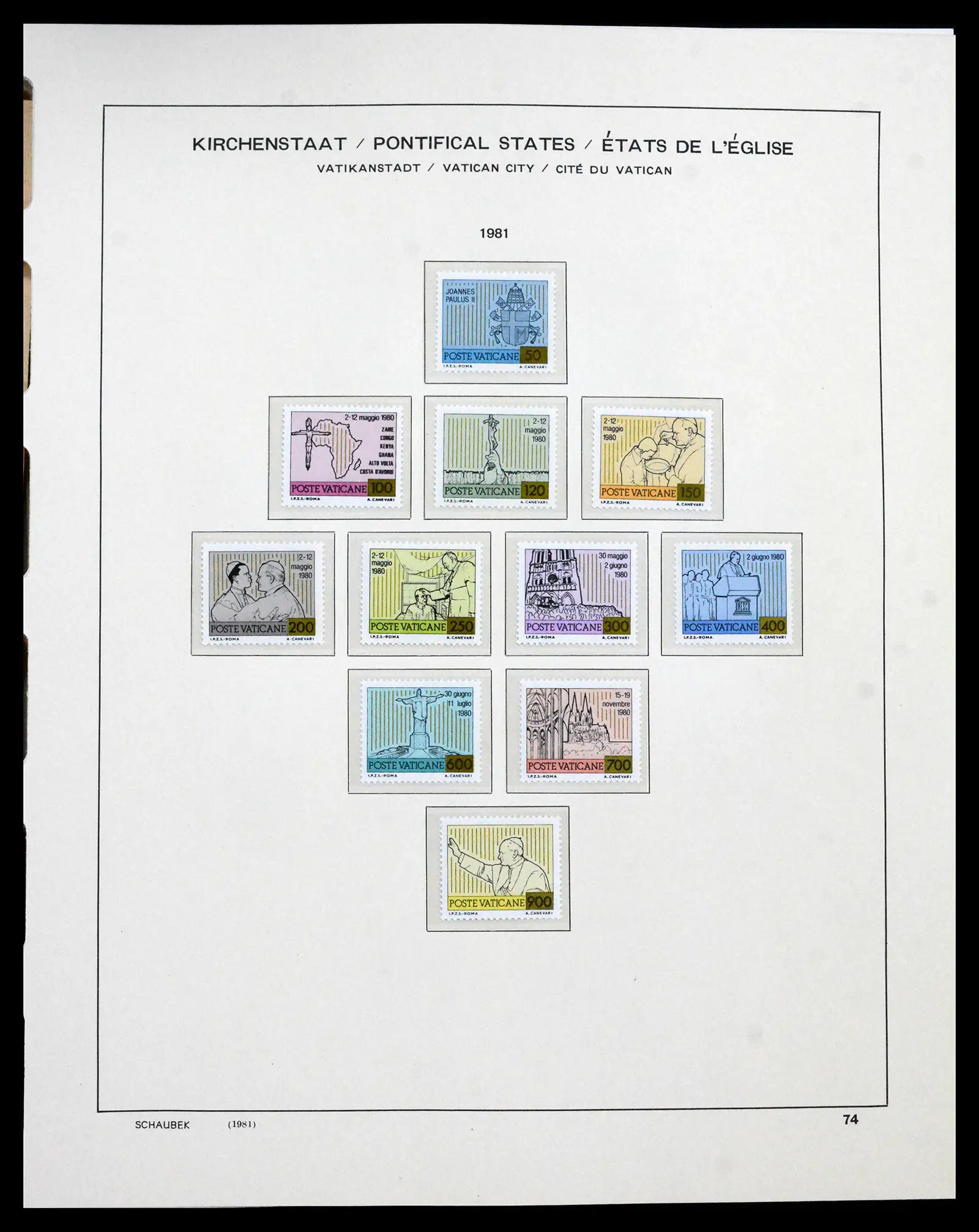 41623 0074 - Postzegelverzameling 41623 Vaticaan compleet 1929-2024!!