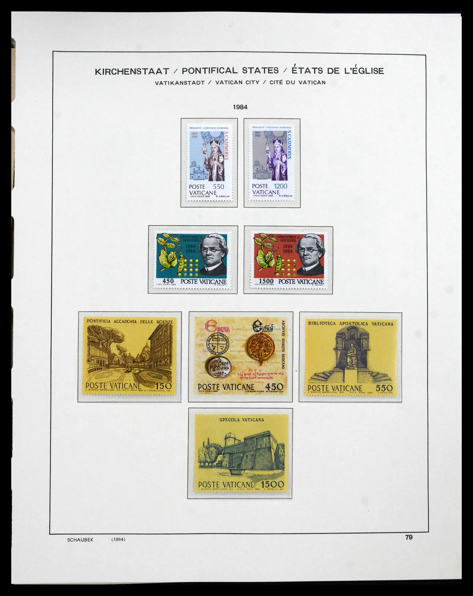 41623 0079 - Postzegelverzameling 41623 Vaticaan compleet 1929-2024!!