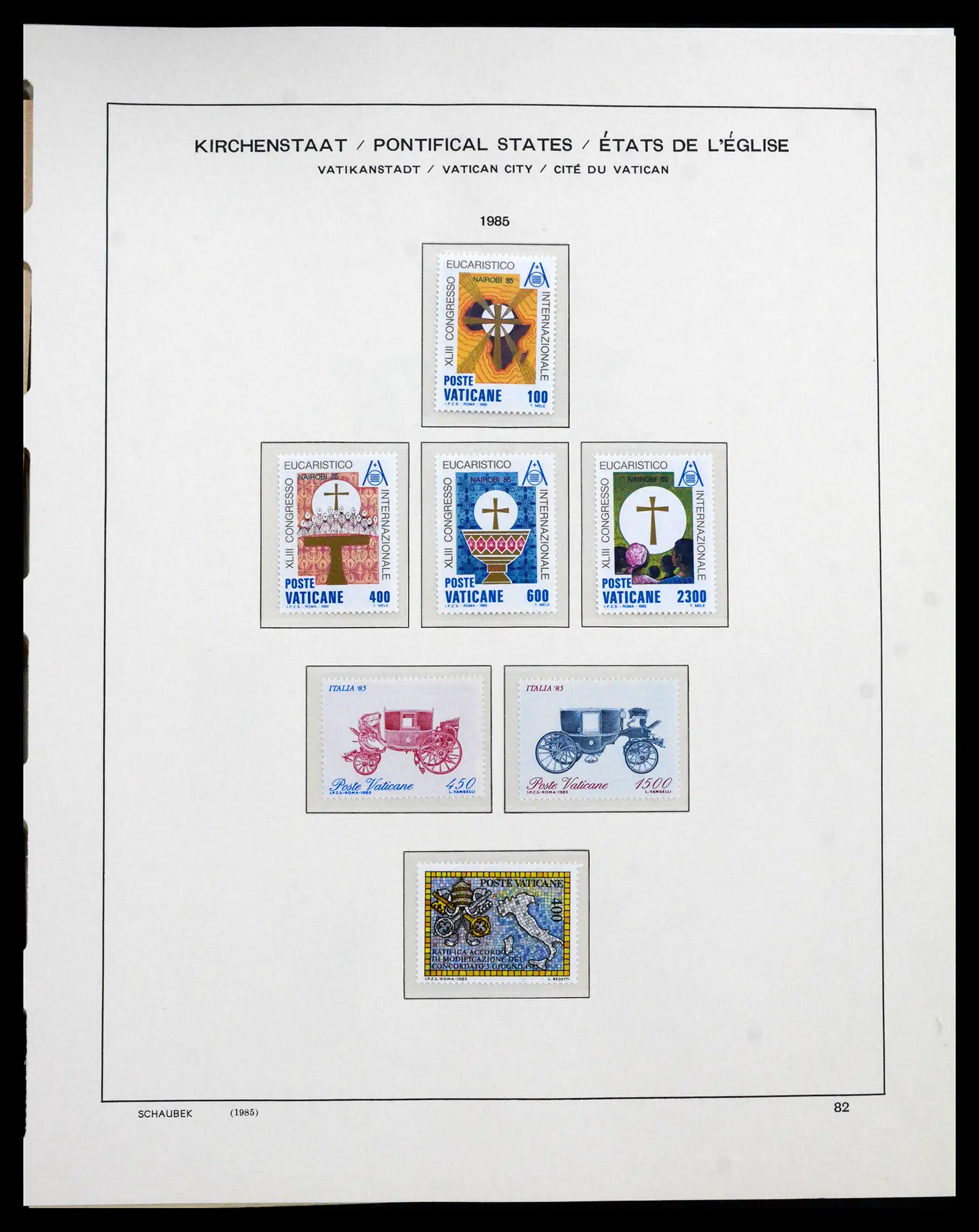 41623 0082 - Postzegelverzameling 41623 Vaticaan compleet 1929-2024!!