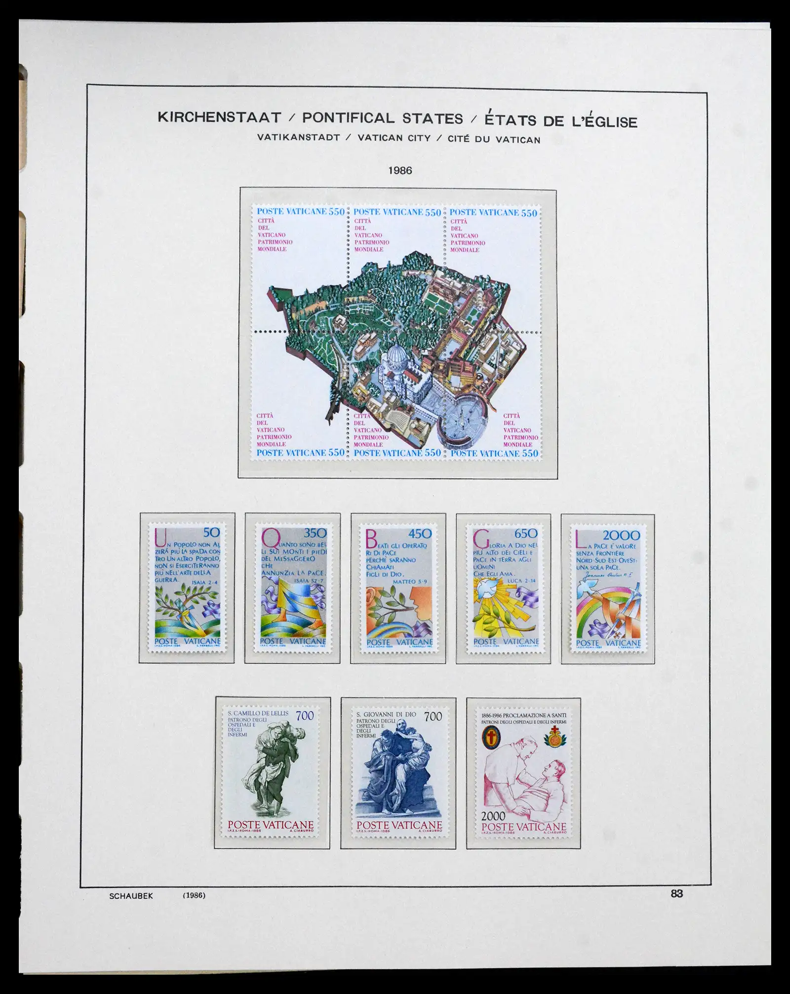 41623 0083 - Postzegelverzameling 41623 Vaticaan compleet 1929-2024!!