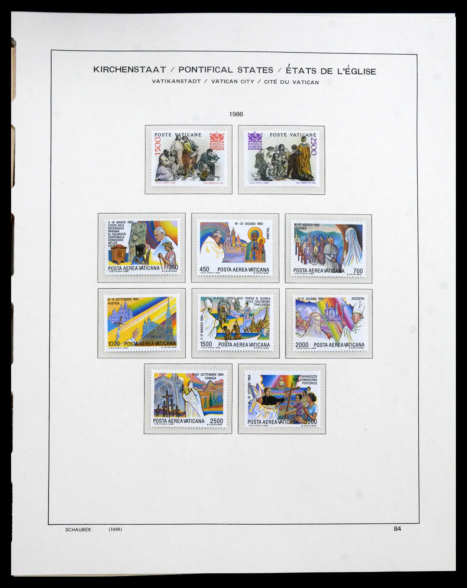 41623 0084 - Postzegelverzameling 41623 Vaticaan compleet 1929-2024!!