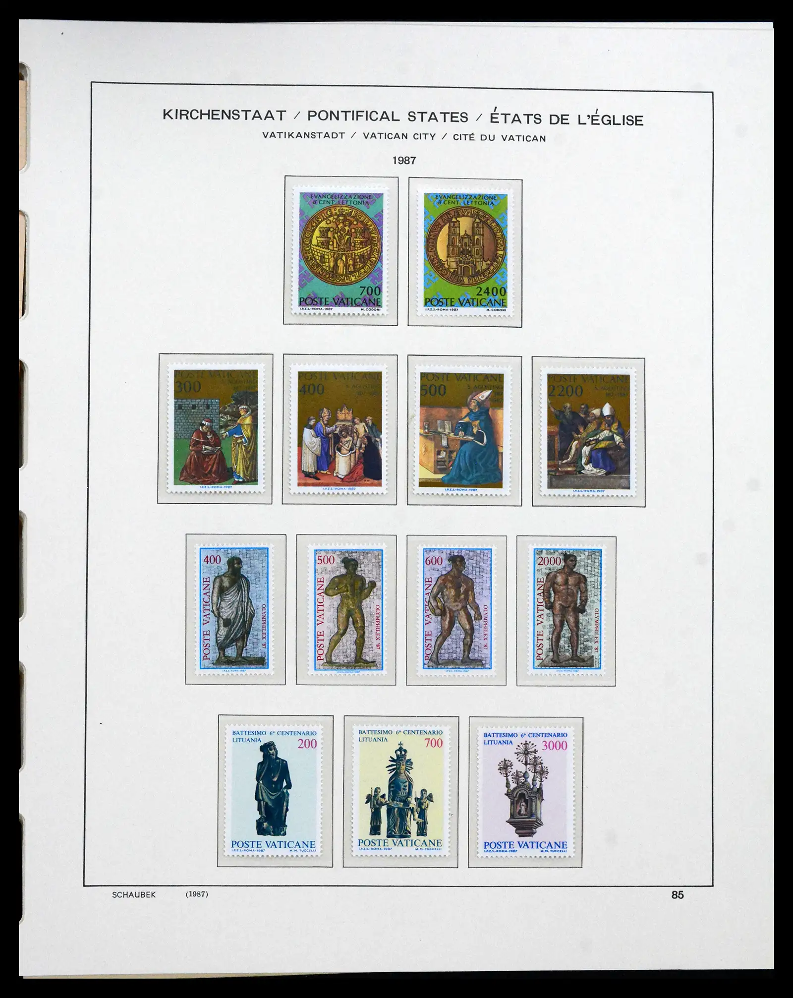 41623 0085 - Postzegelverzameling 41623 Vaticaan compleet 1929-2024!!