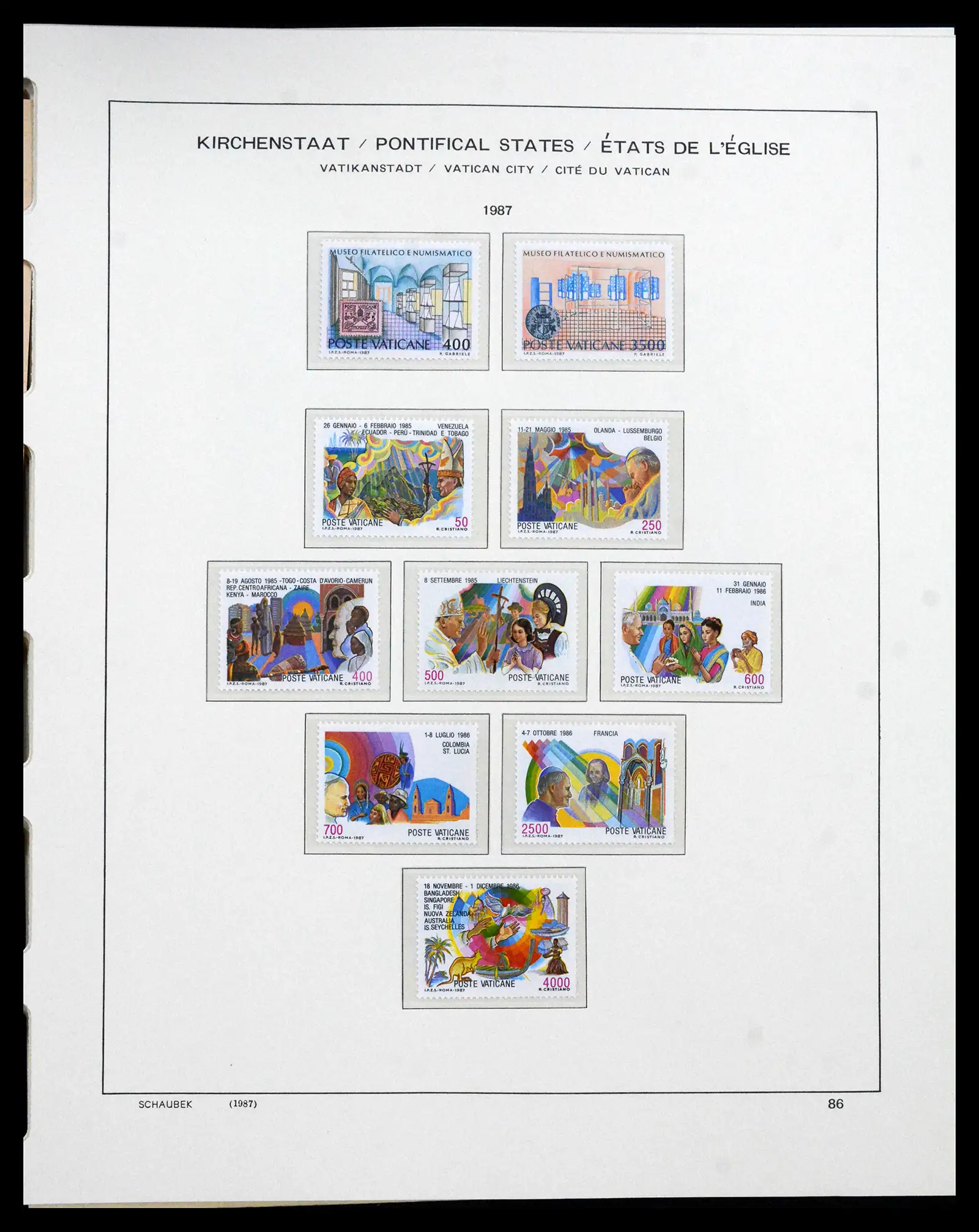 41623 0086 - Postzegelverzameling 41623 Vaticaan compleet 1929-2024!!