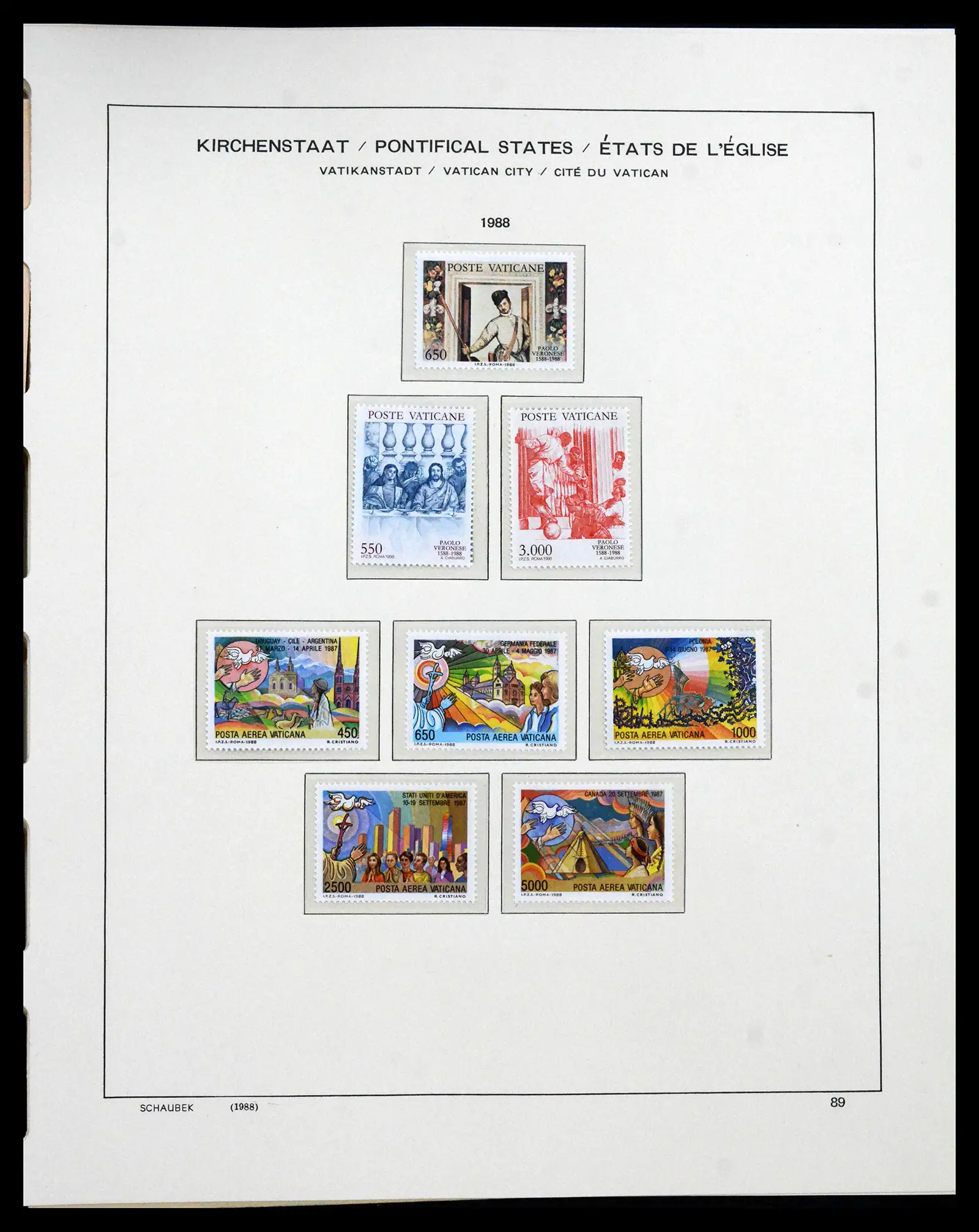 41623 0089 - Postzegelverzameling 41623 Vaticaan compleet 1929-2024!!