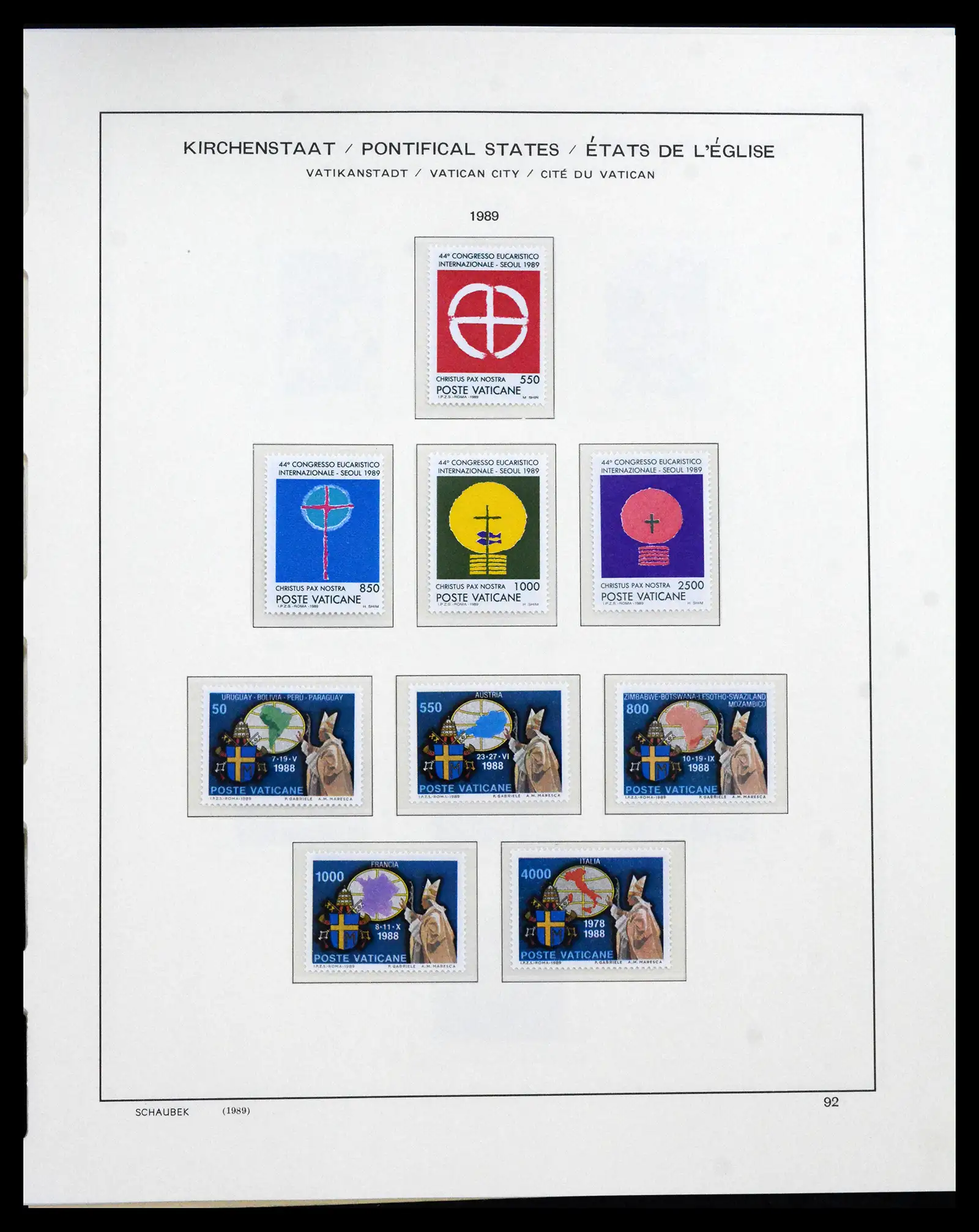 41623 0092 - Postzegelverzameling 41623 Vaticaan compleet 1929-2024!!