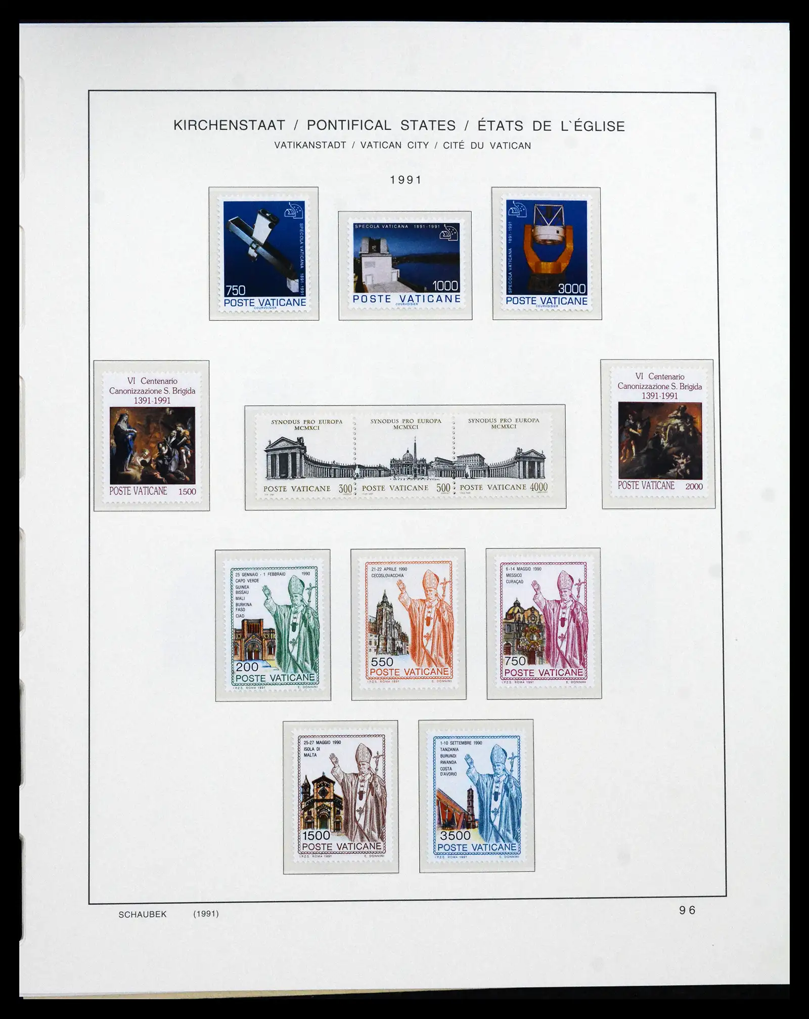 41623 0096 - Postzegelverzameling 41623 Vaticaan compleet 1929-2024!!