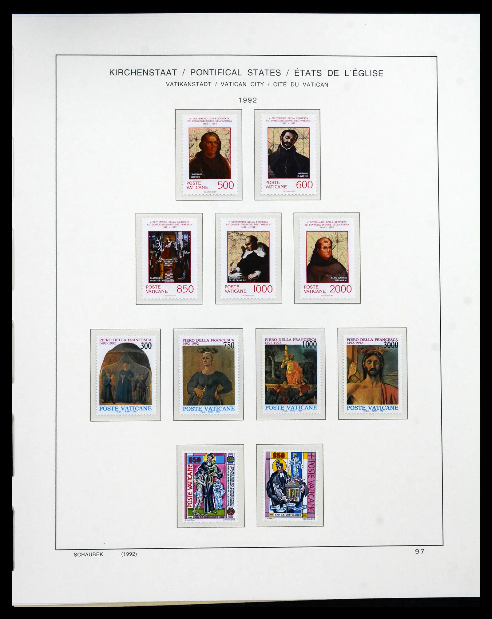 41623 0097 - Postzegelverzameling 41623 Vaticaan compleet 1929-2024!!