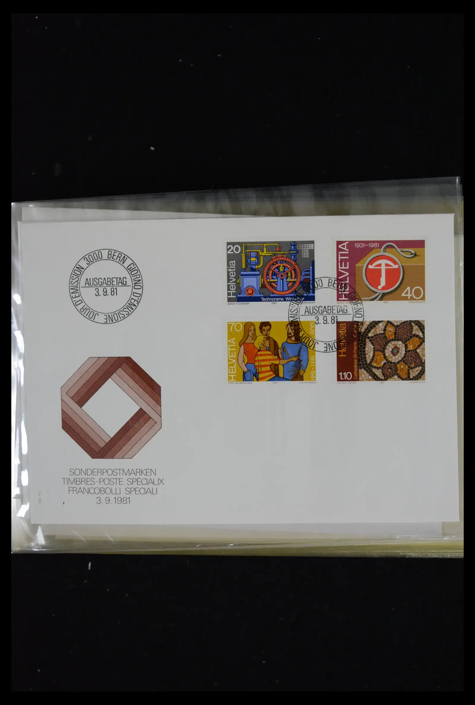 41624 0009 - Postzegelverzameling 41624 Zwitserland fdc-collectie 1980-2024!!