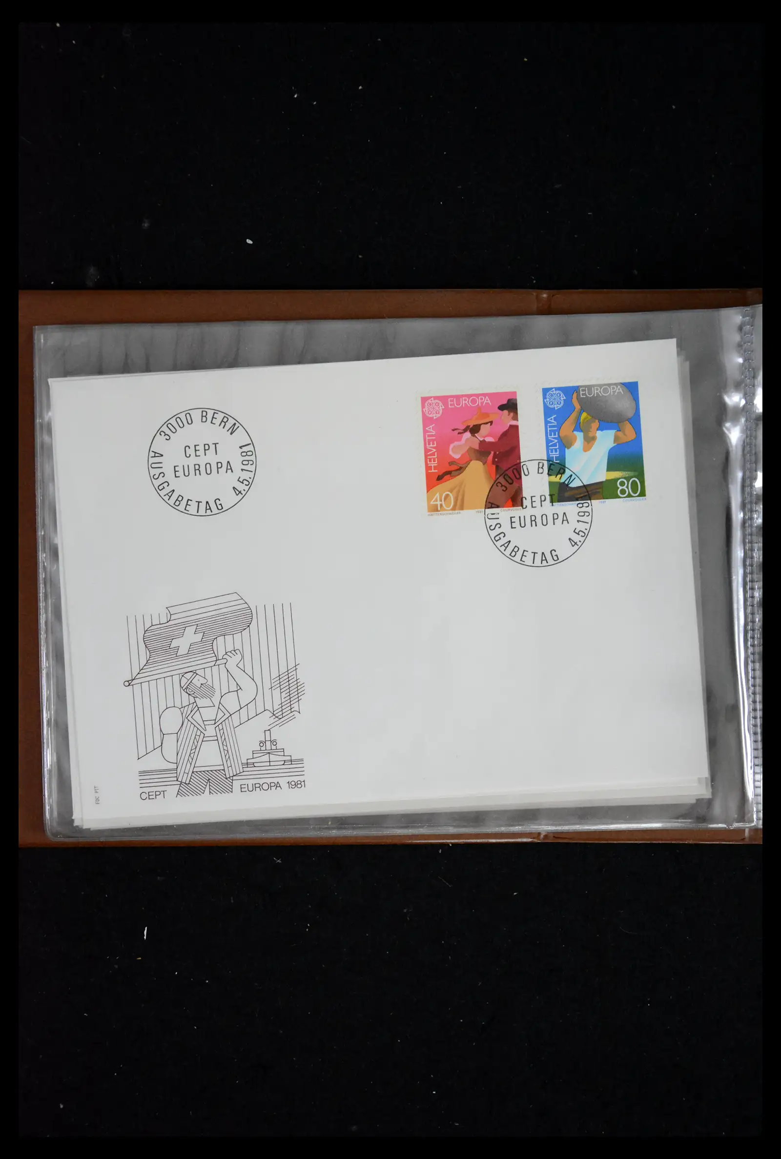 41624 0010 - Postzegelverzameling 41624 Zwitserland fdc-collectie 1980-2024!!