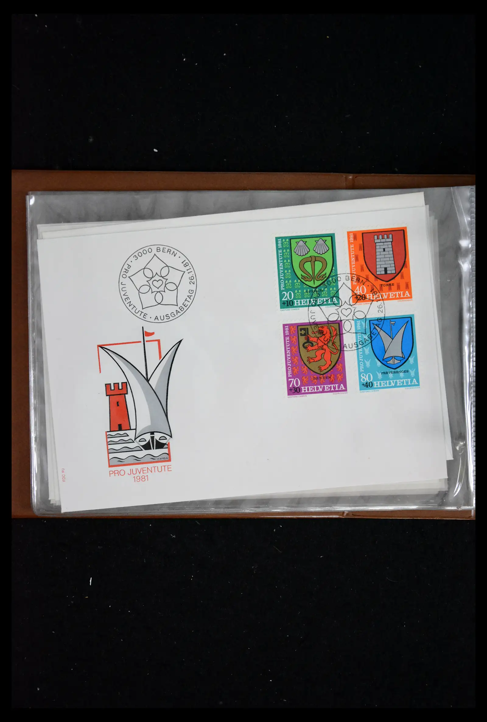 41624 0012 - Postzegelverzameling 41624 Zwitserland fdc-collectie 1980-2024!!