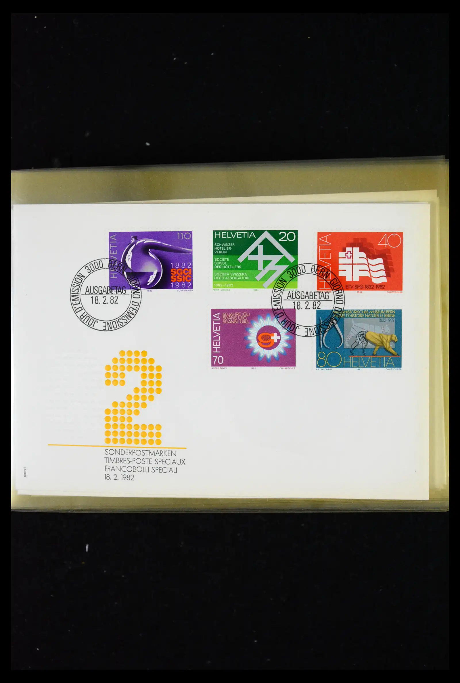 41624 0013 - Postzegelverzameling 41624 Zwitserland fdc-collectie 1980-2024!!