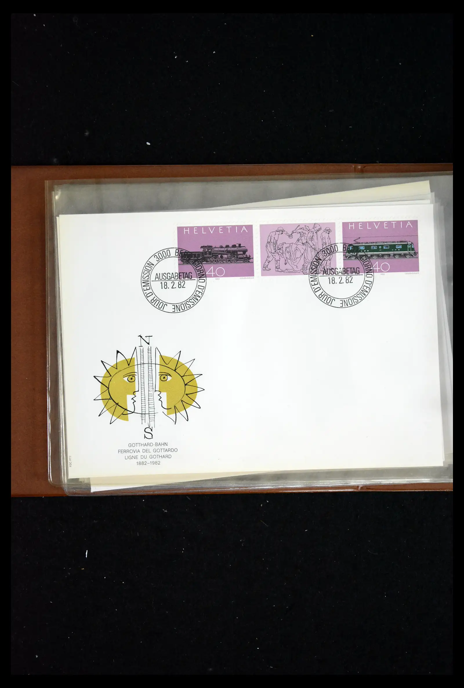 41624 0014 - Postzegelverzameling 41624 Zwitserland fdc-collectie 1980-2024!!