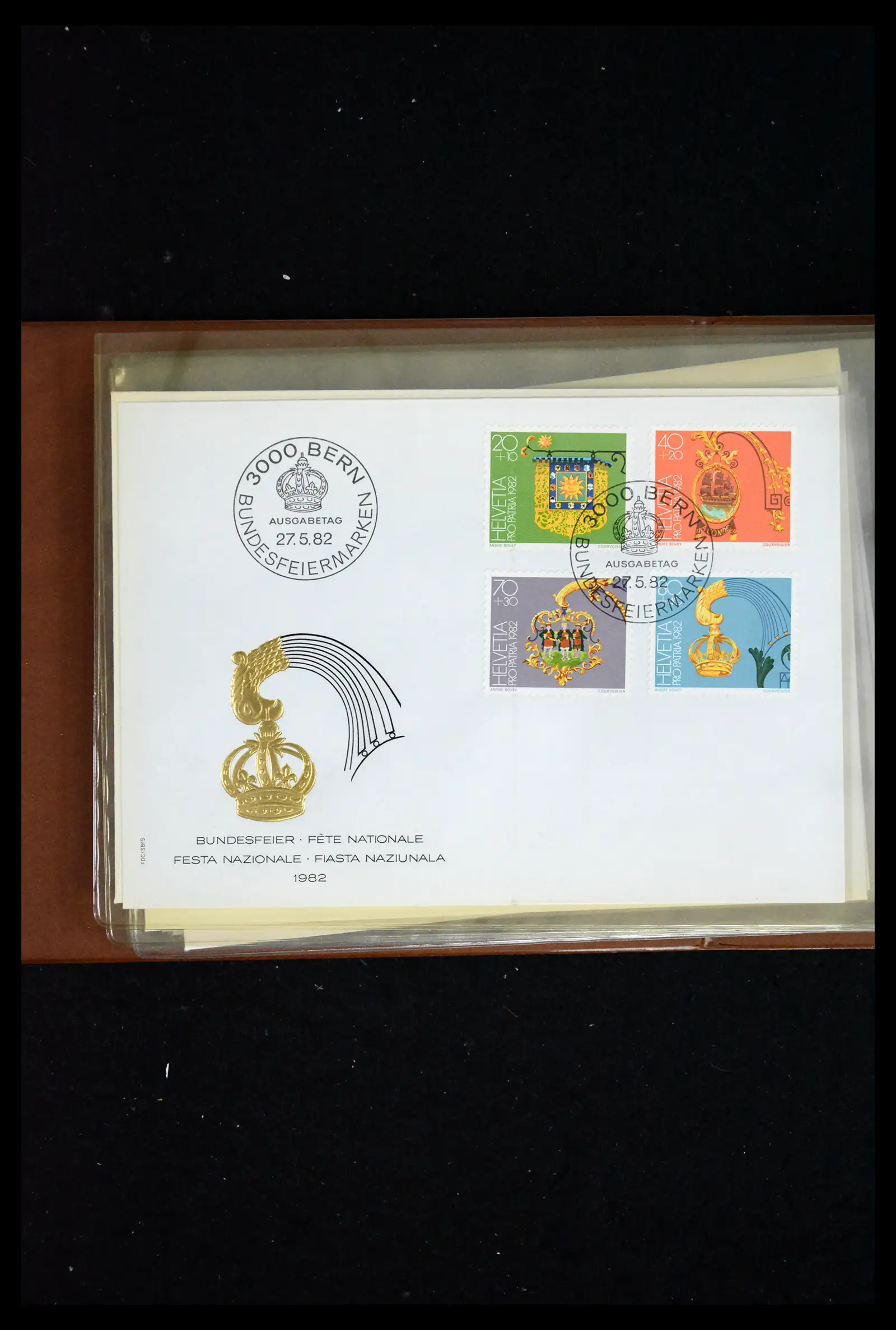 41624 0016 - Postzegelverzameling 41624 Zwitserland fdc-collectie 1980-2024!!