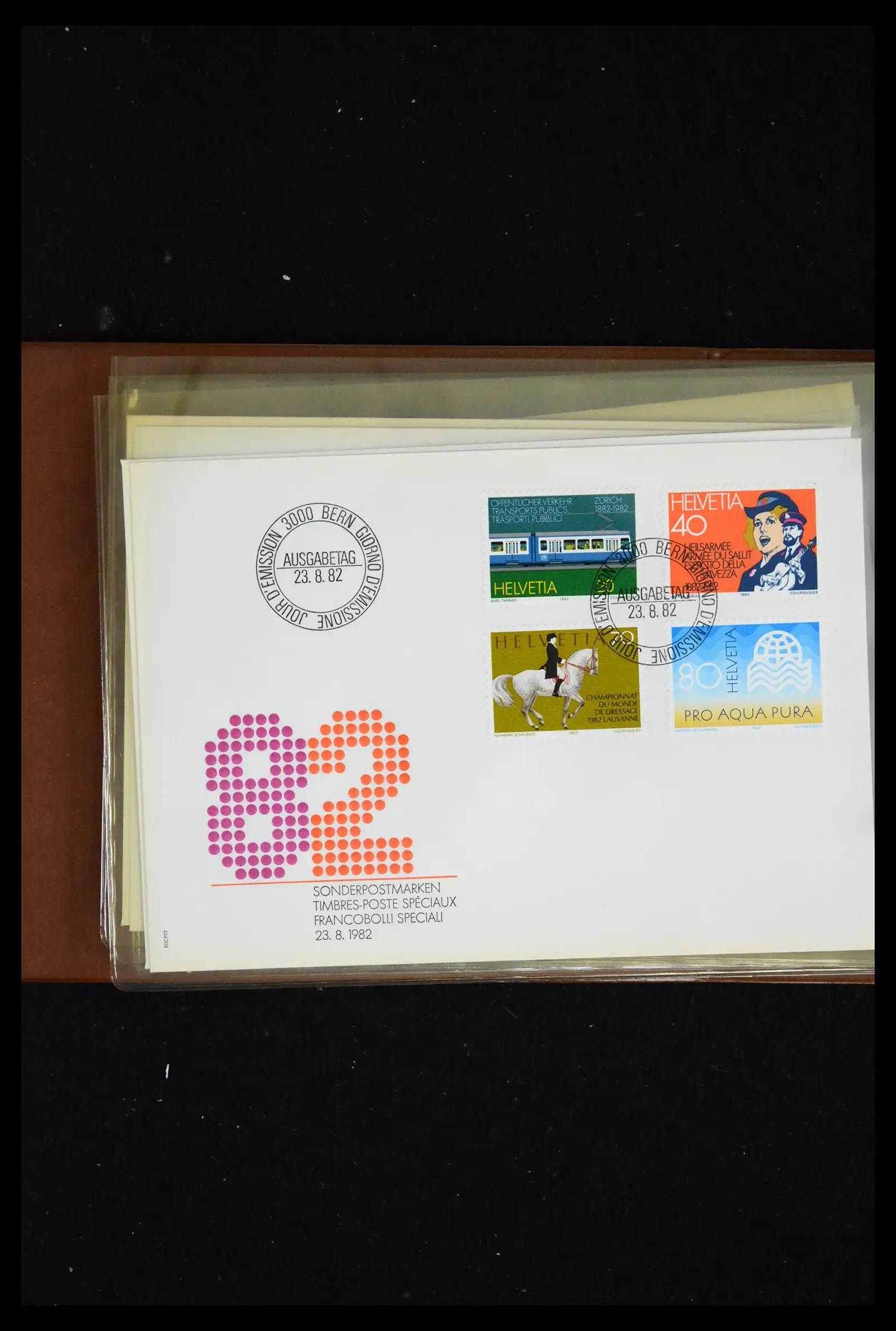 41624 0018 - Postzegelverzameling 41624 Zwitserland fdc-collectie 1980-2024!!