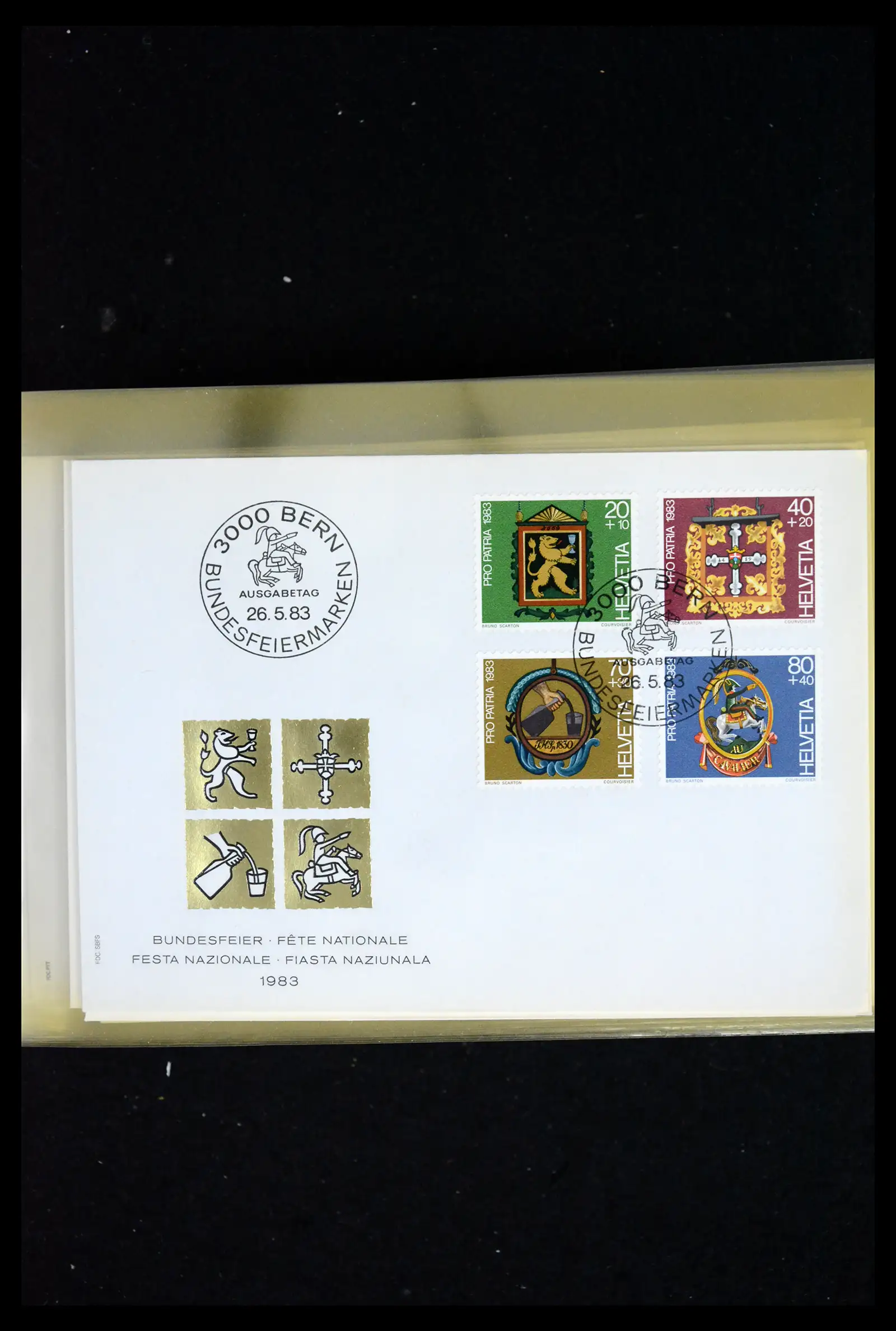 41624 0025 - Postzegelverzameling 41624 Zwitserland fdc-collectie 1980-2024!!