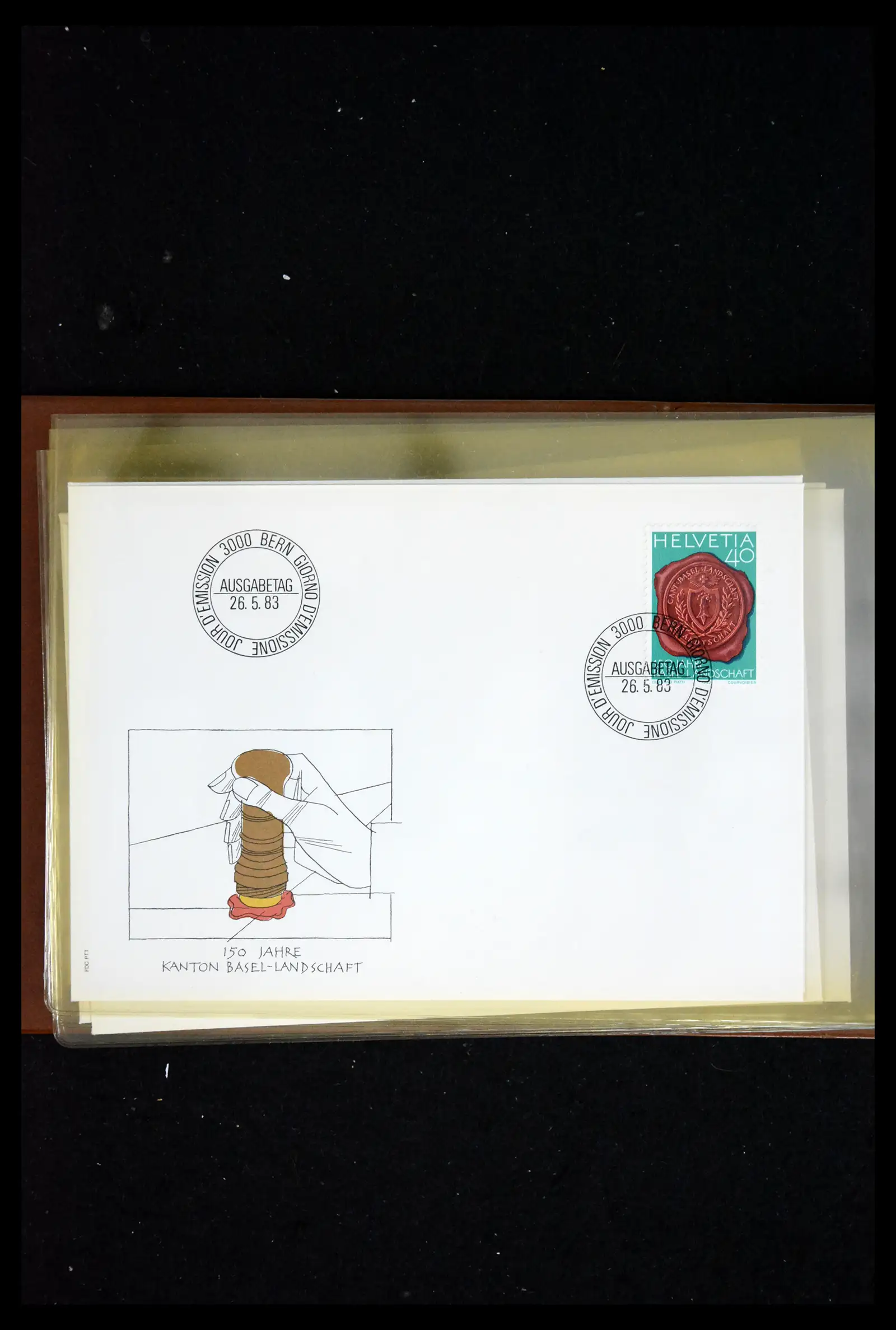 41624 0026 - Postzegelverzameling 41624 Zwitserland fdc-collectie 1980-2024!!