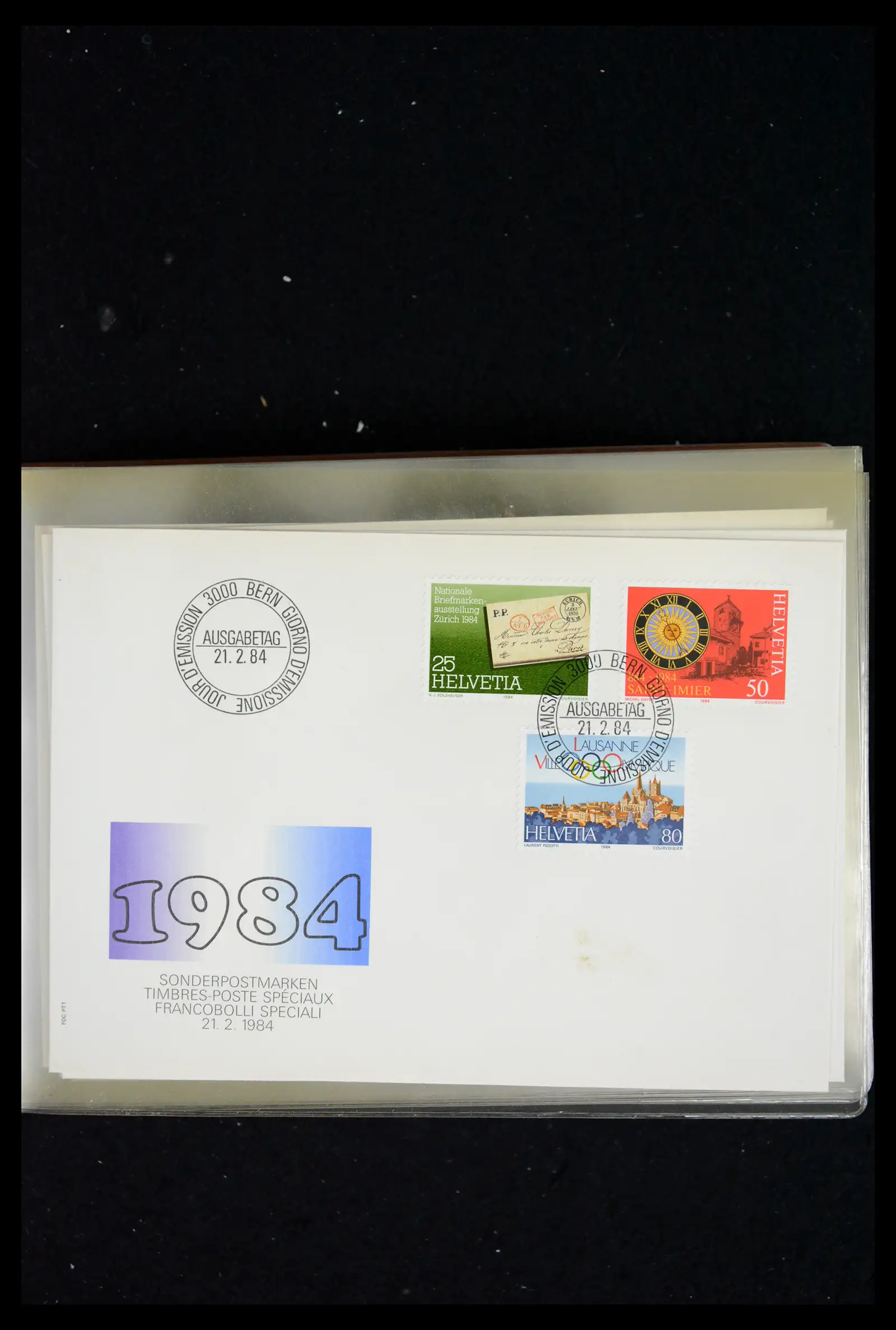 41624 0033 - Postzegelverzameling 41624 Zwitserland fdc-collectie 1980-2024!!