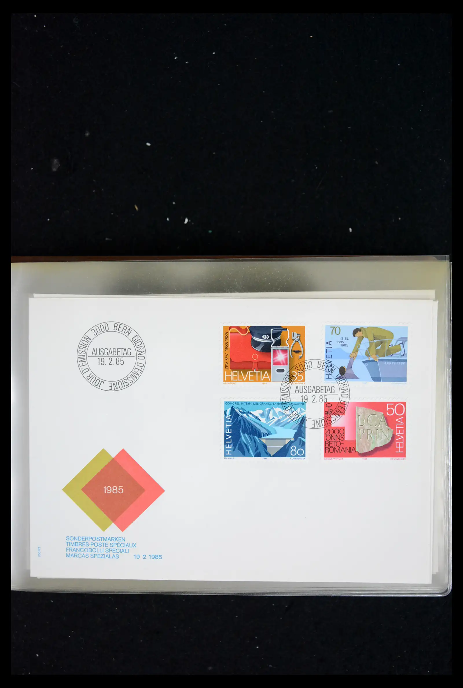 41624 0039 - Postzegelverzameling 41624 Zwitserland fdc-collectie 1980-2024!!