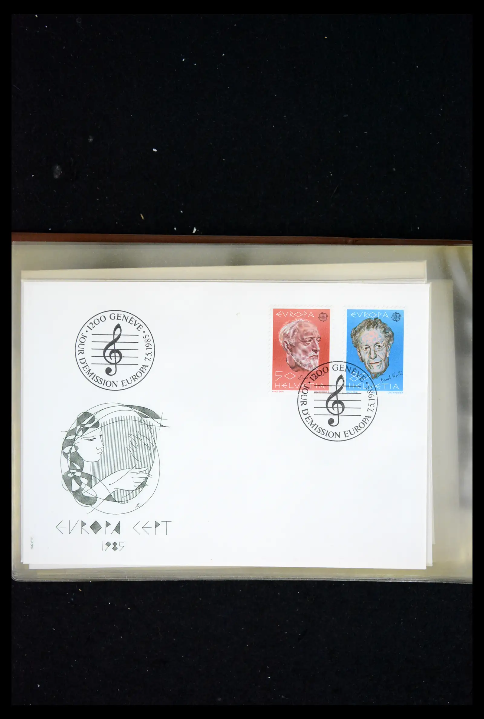 41624 0042 - Postzegelverzameling 41624 Zwitserland fdc-collectie 1980-2024!!