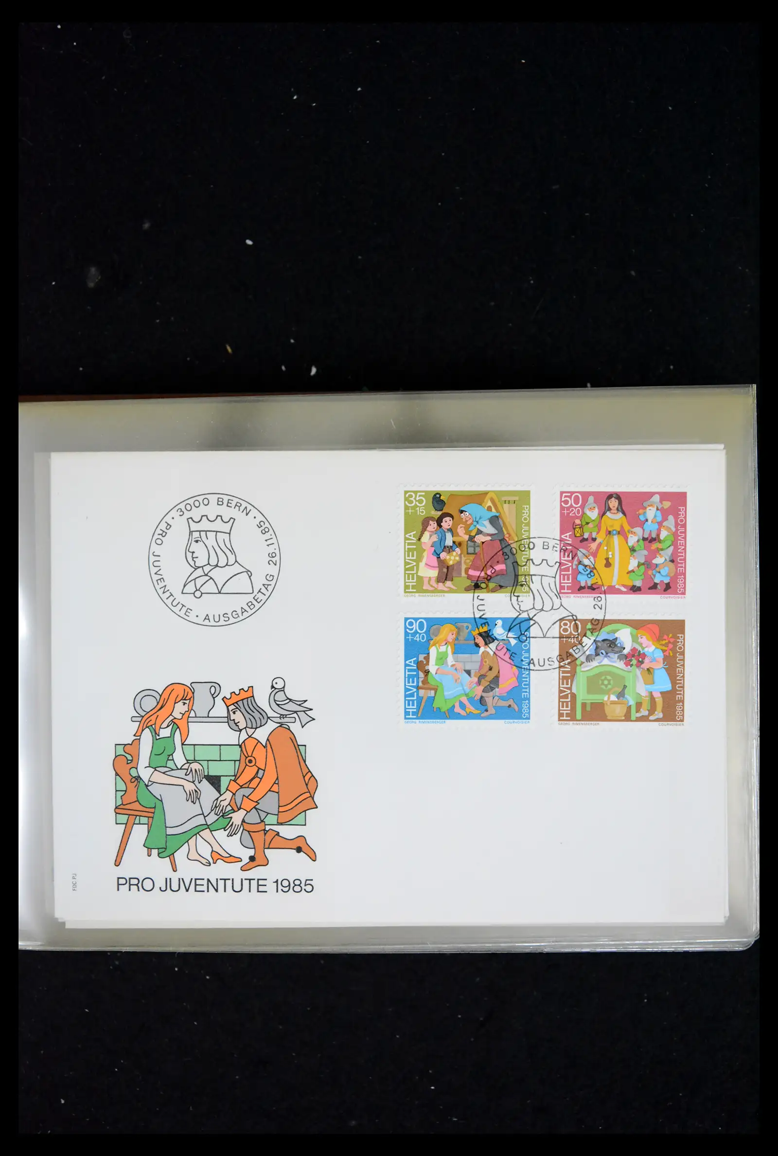 41624 0045 - Postzegelverzameling 41624 Zwitserland fdc-collectie 1980-2024!!