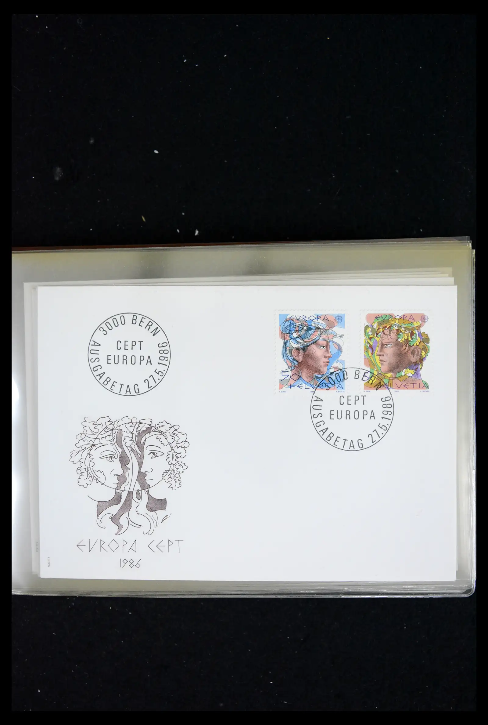 41624 0049 - Postzegelverzameling 41624 Zwitserland fdc-collectie 1980-2024!!