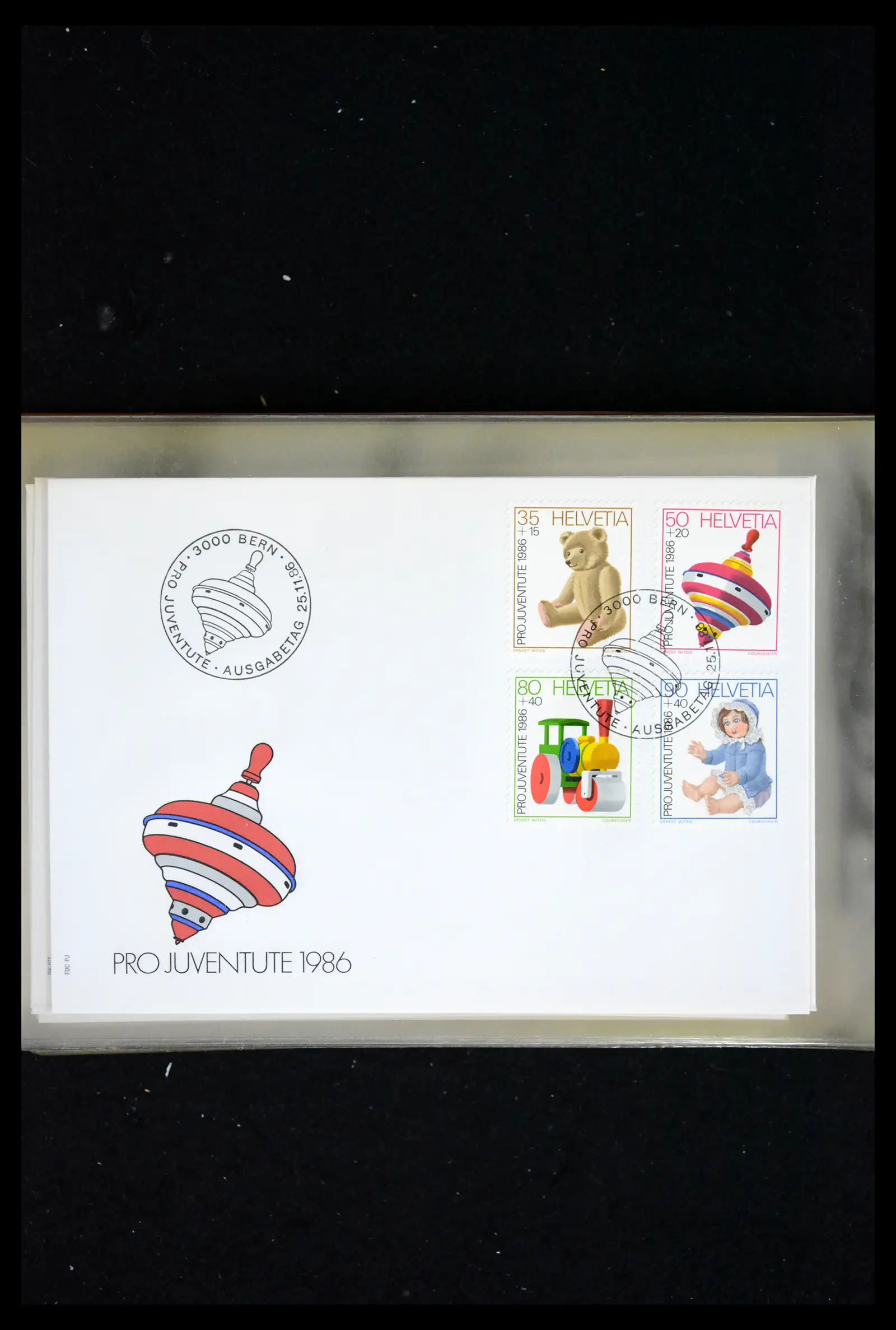 41624 0054 - Postzegelverzameling 41624 Zwitserland fdc-collectie 1980-2024!!