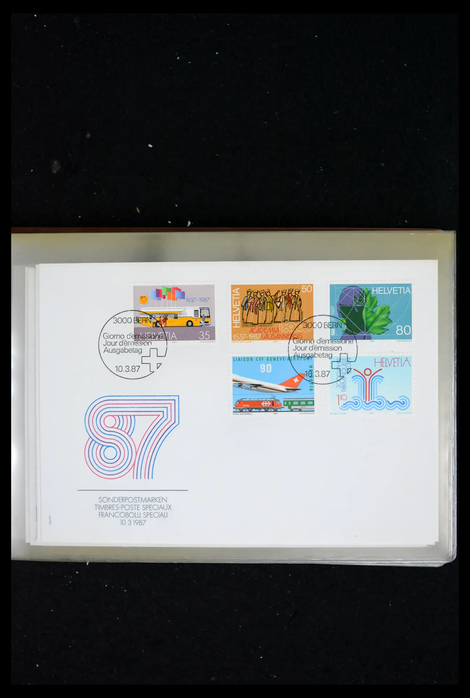 41624 0055 - Postzegelverzameling 41624 Zwitserland fdc-collectie 1980-2024!!