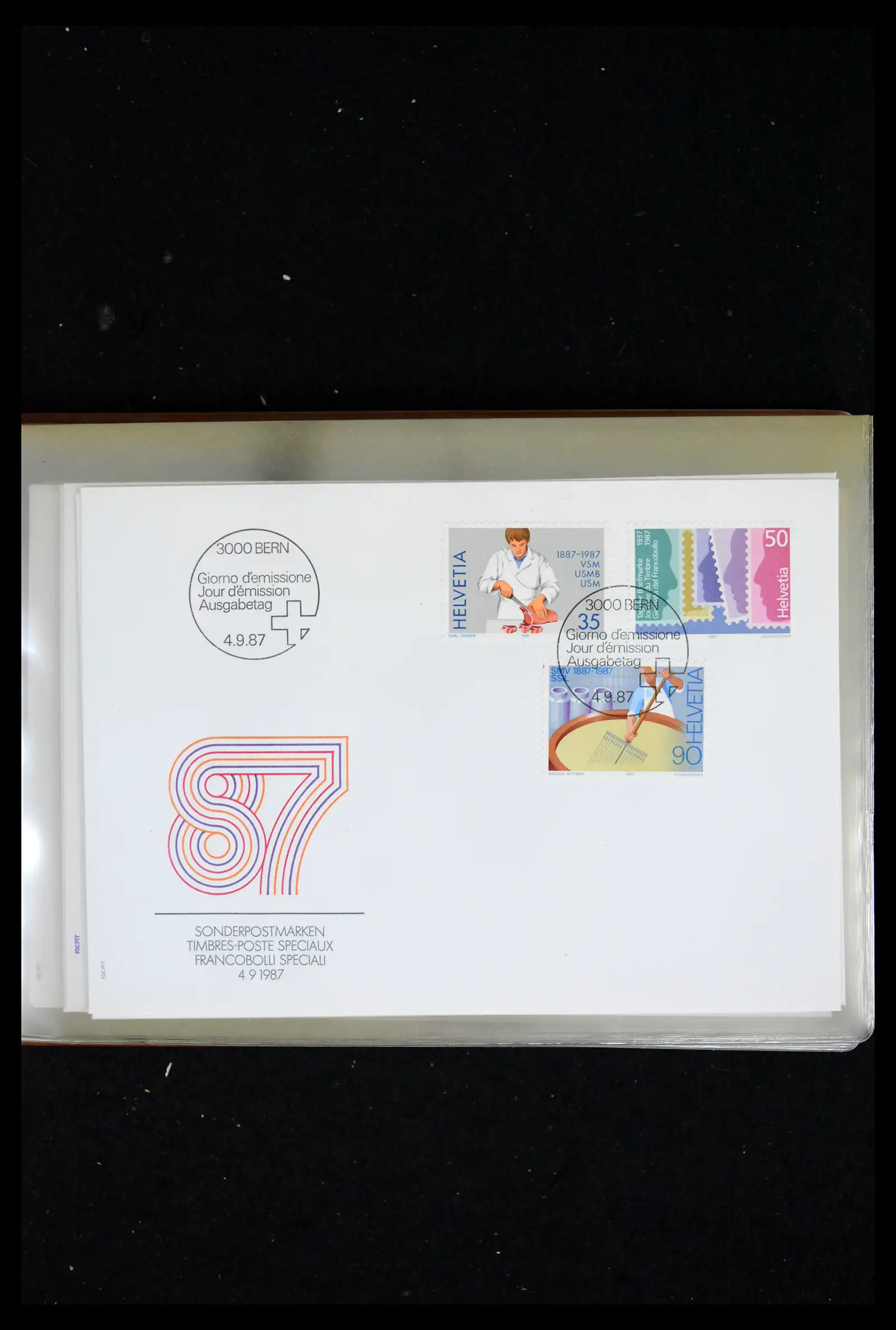 41624 0059 - Postzegelverzameling 41624 Zwitserland fdc-collectie 1980-2024!!