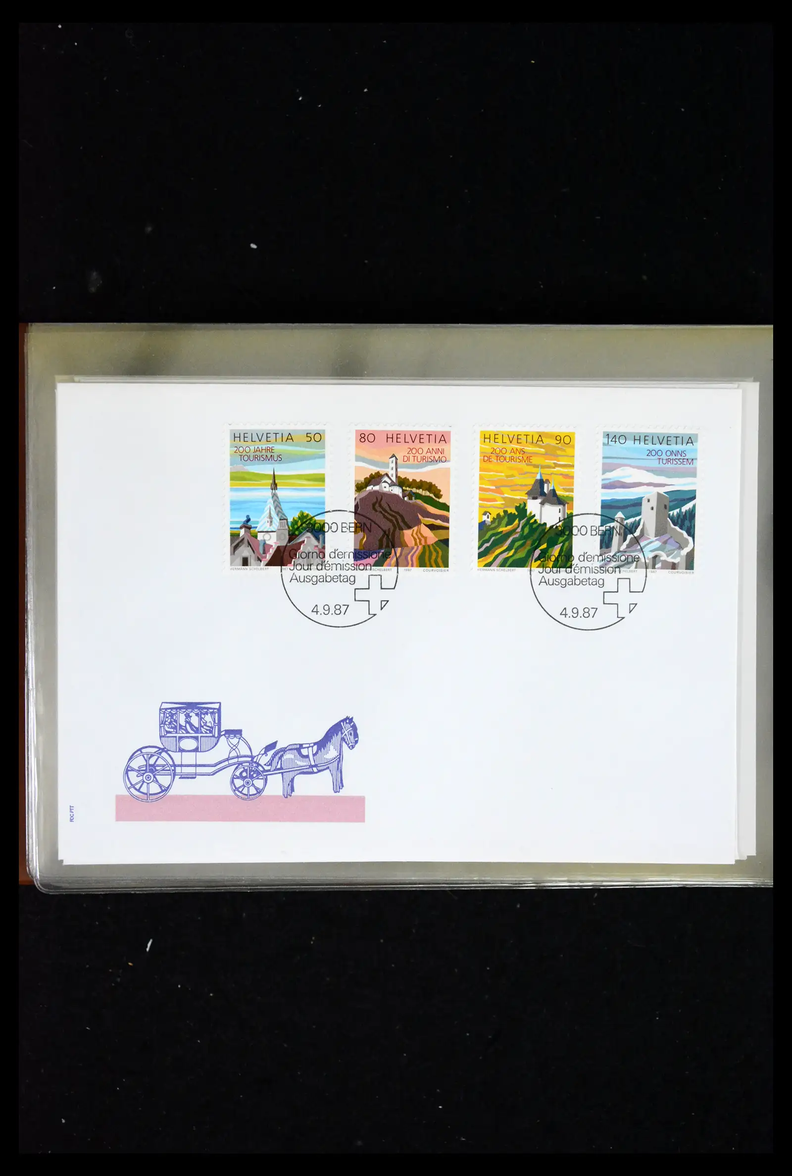41624 0060 - Postzegelverzameling 41624 Zwitserland fdc-collectie 1980-2024!!
