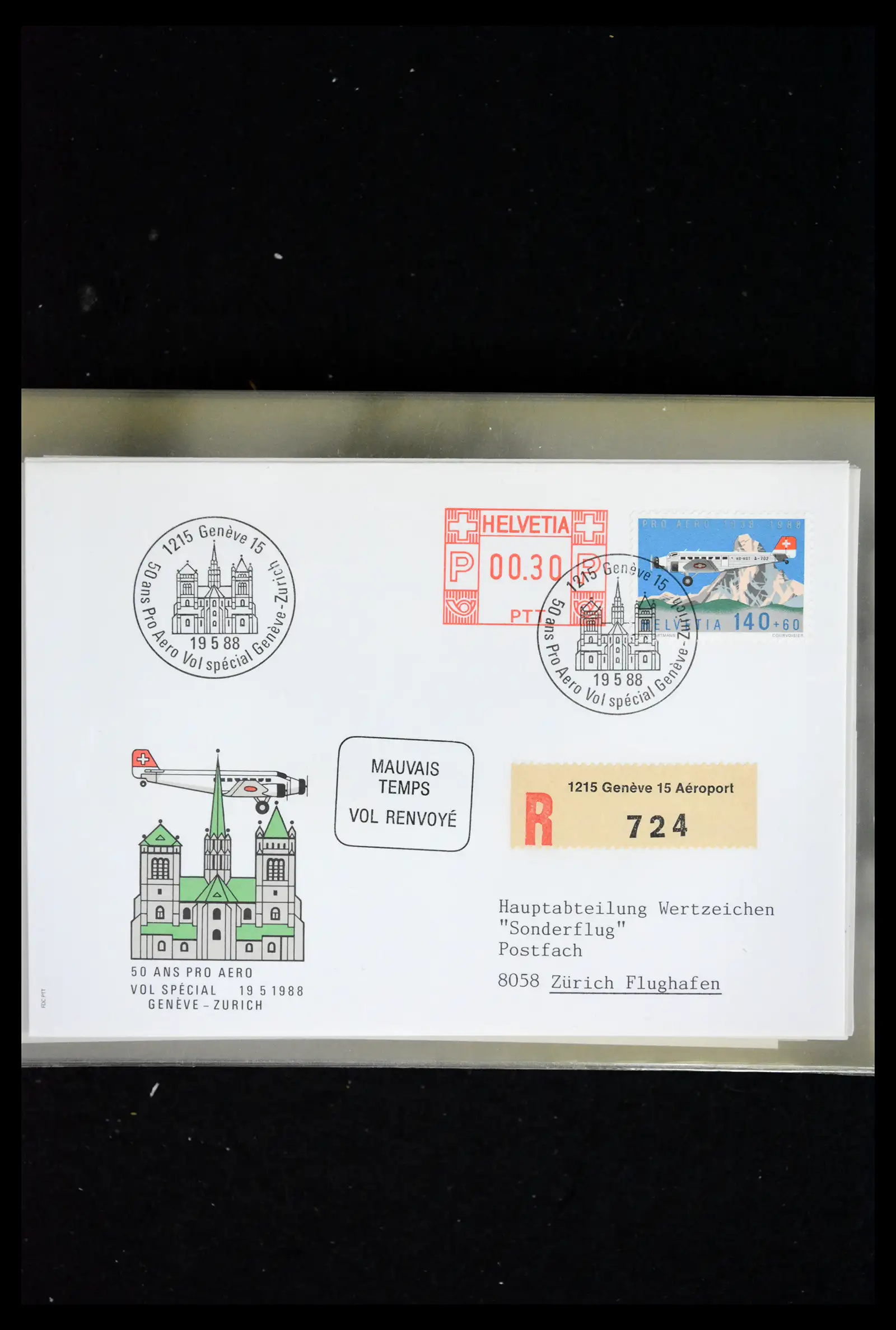 41624 0068 - Postzegelverzameling 41624 Zwitserland fdc-collectie 1980-2024!!