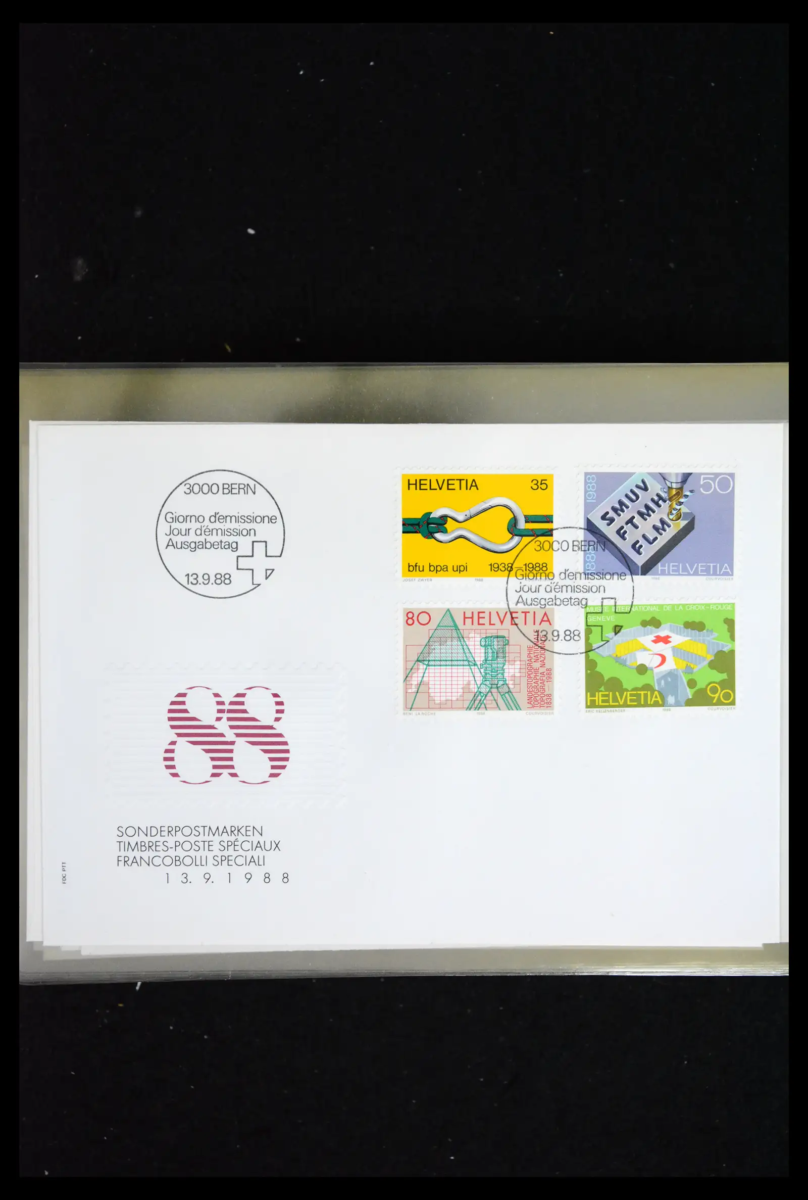 41624 0072 - Postzegelverzameling 41624 Zwitserland fdc-collectie 1980-2024!!