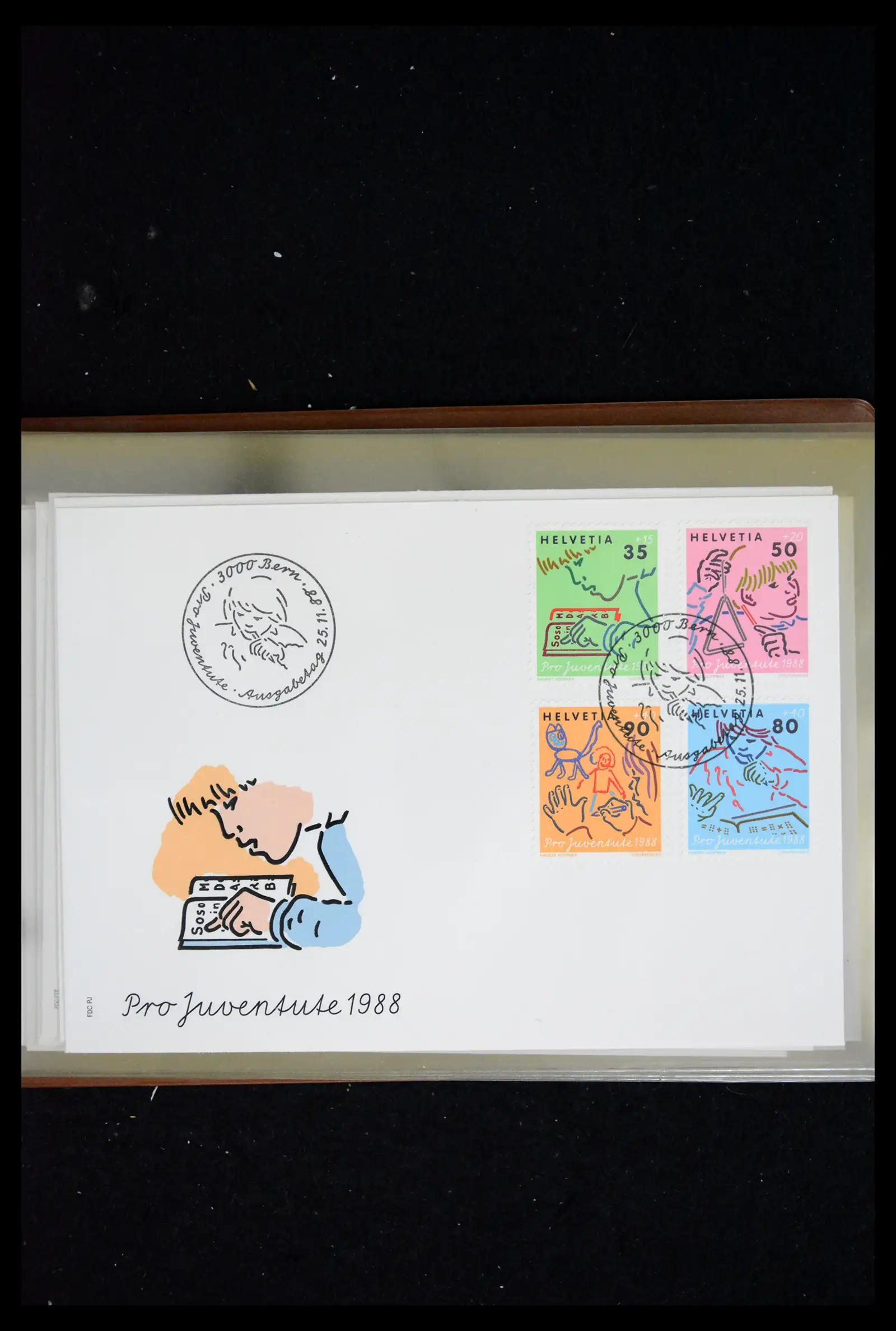 41624 0075 - Postzegelverzameling 41624 Zwitserland fdc-collectie 1980-2024!!