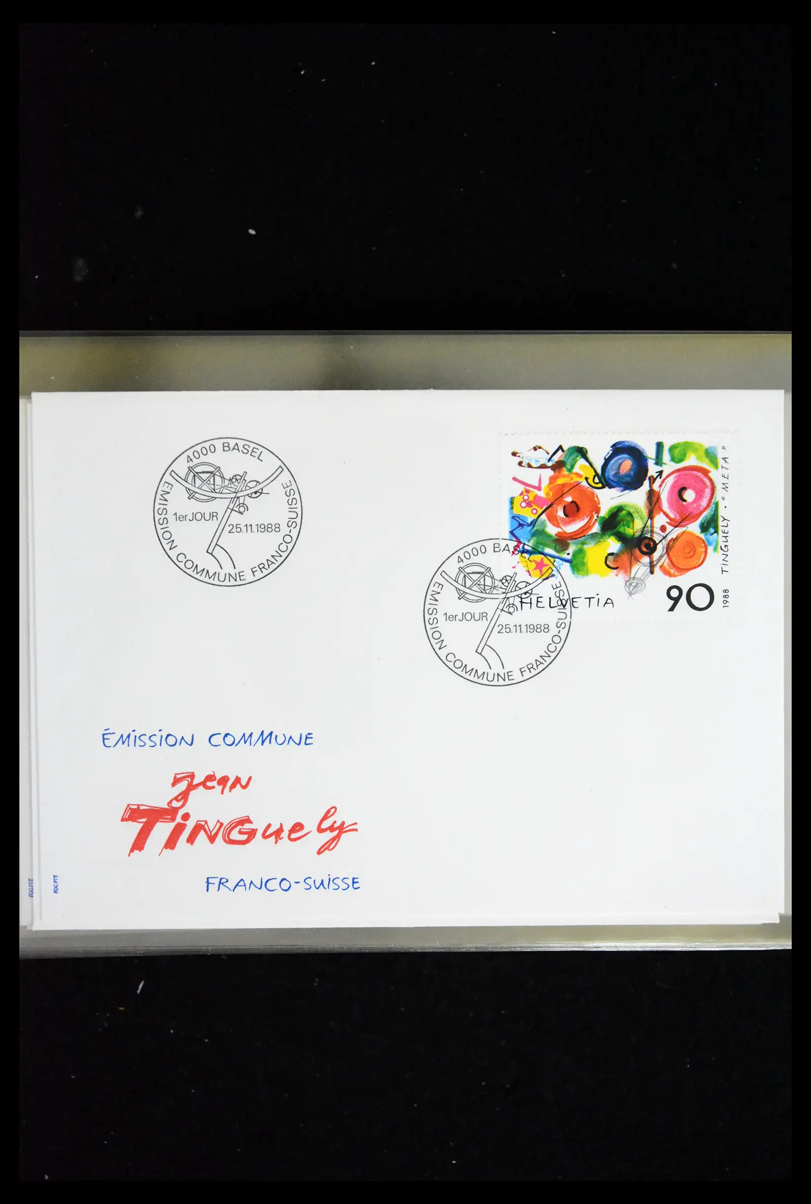 41624 0076 - Postzegelverzameling 41624 Zwitserland fdc-collectie 1980-2024!!