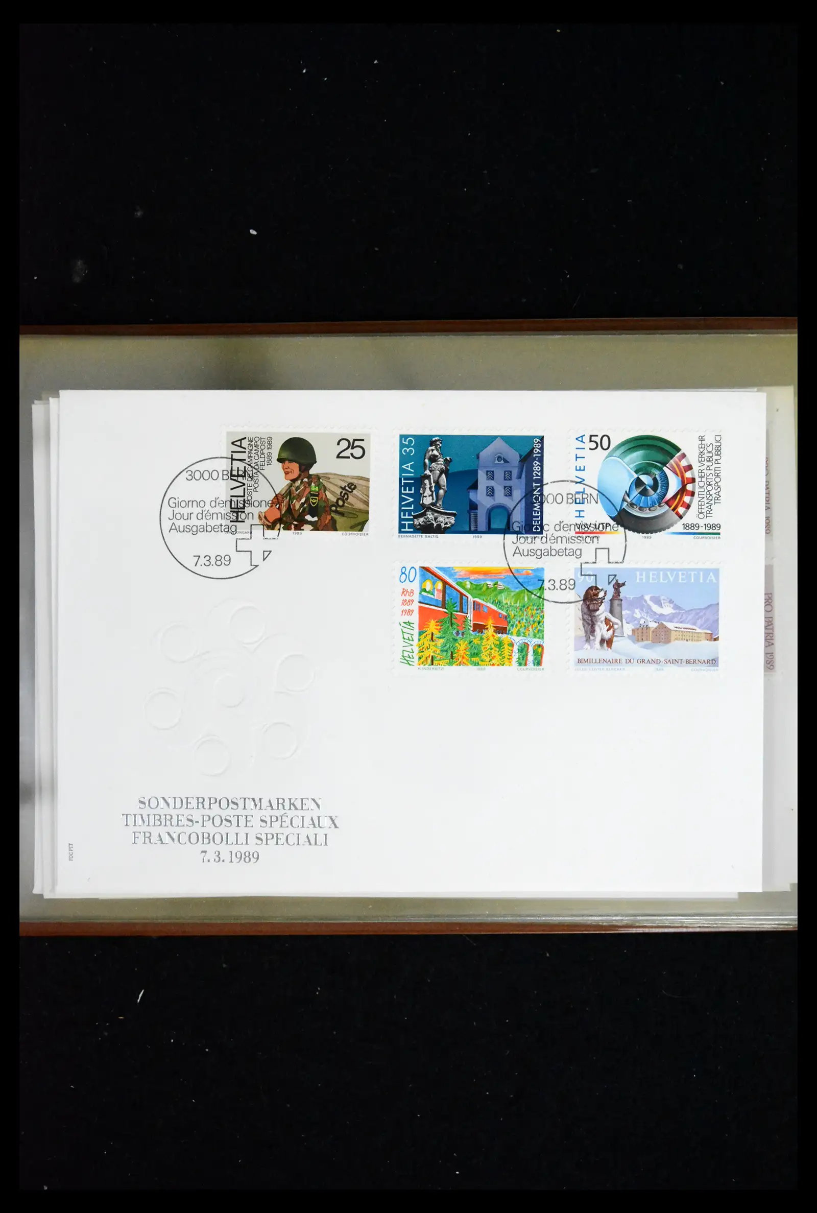 41624 0077 - Postzegelverzameling 41624 Zwitserland fdc-collectie 1980-2024!!