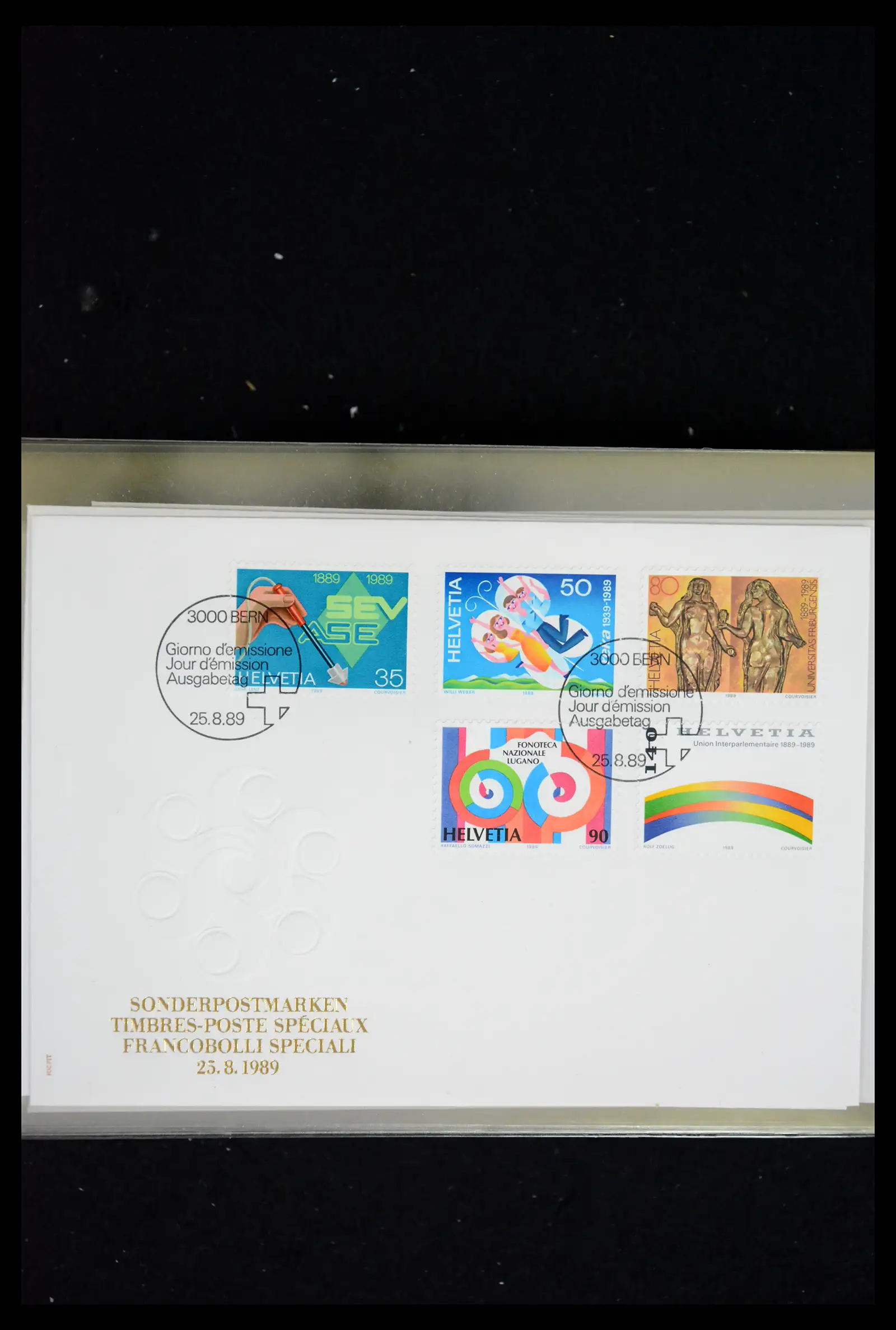 41624 0082 - Postzegelverzameling 41624 Zwitserland fdc-collectie 1980-2024!!