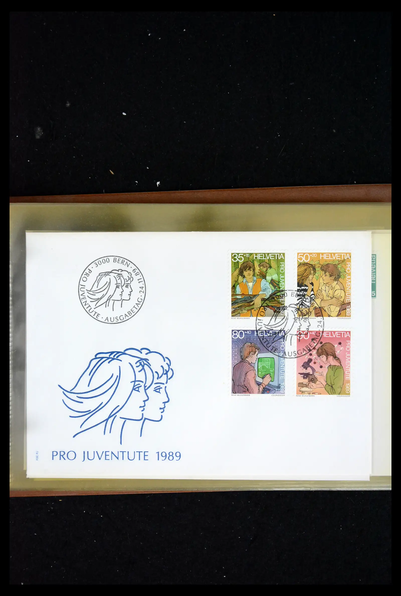41624 0085 - Postzegelverzameling 41624 Zwitserland fdc-collectie 1980-2024!!