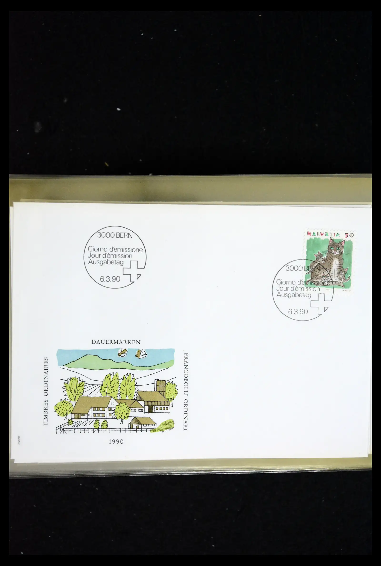41624 0088 - Postzegelverzameling 41624 Zwitserland fdc-collectie 1980-2024!!