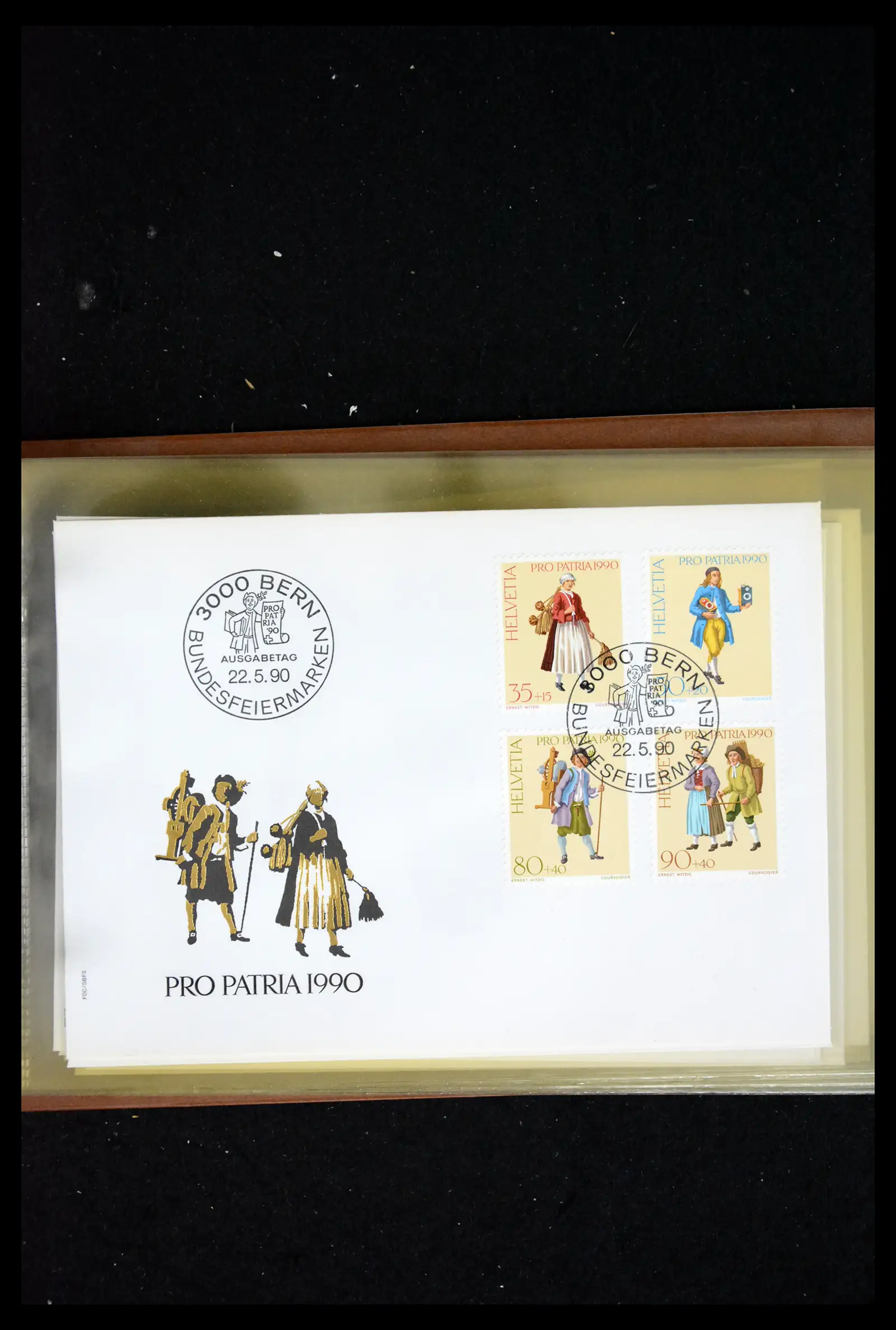 41624 0089 - Postzegelverzameling 41624 Zwitserland fdc-collectie 1980-2024!!