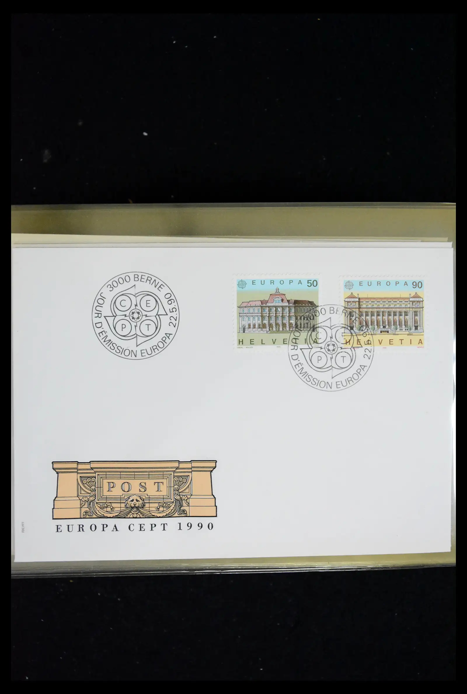 41624 0090 - Postzegelverzameling 41624 Zwitserland fdc-collectie 1980-2024!!