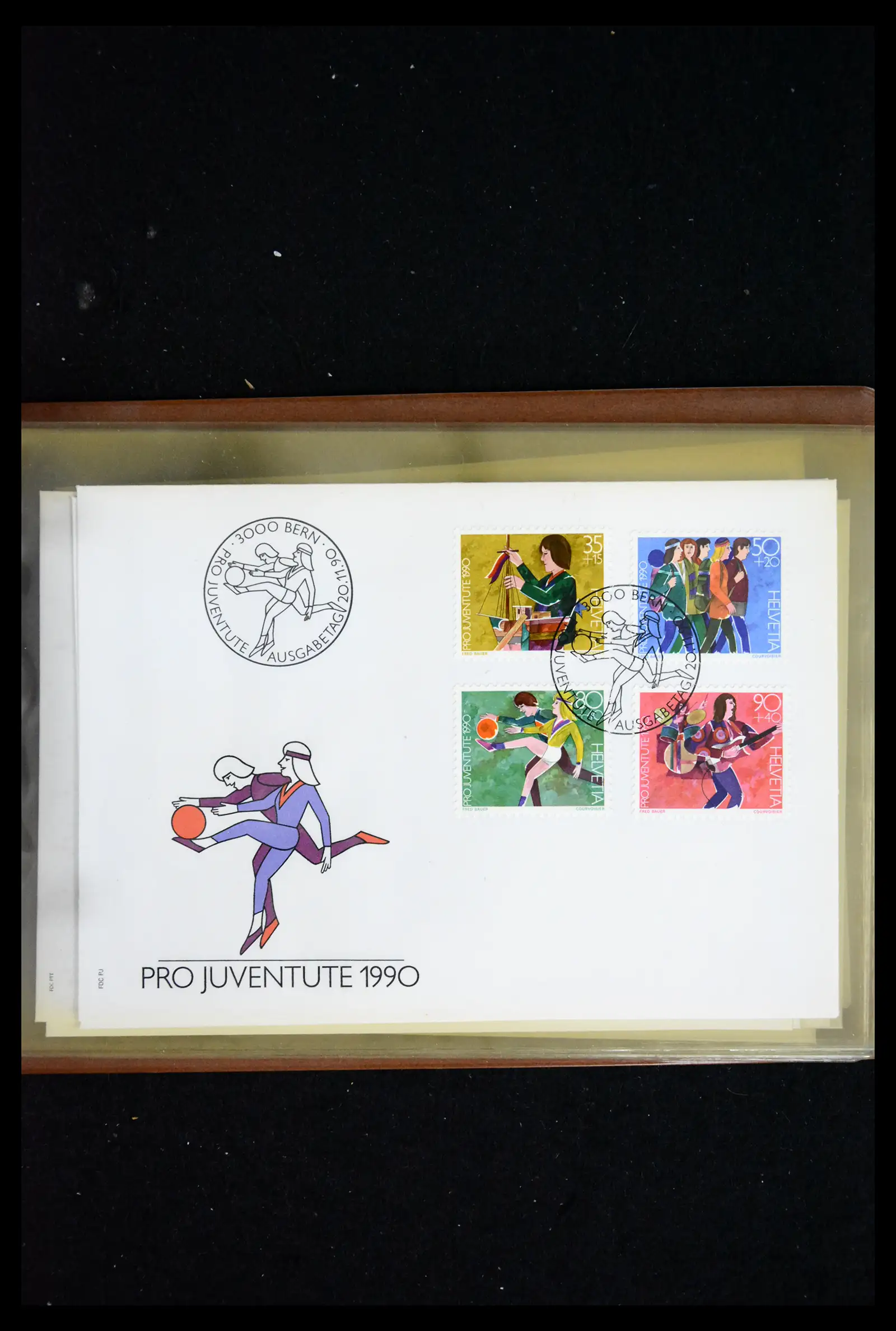 41624 0095 - Postzegelverzameling 41624 Zwitserland fdc-collectie 1980-2024!!
