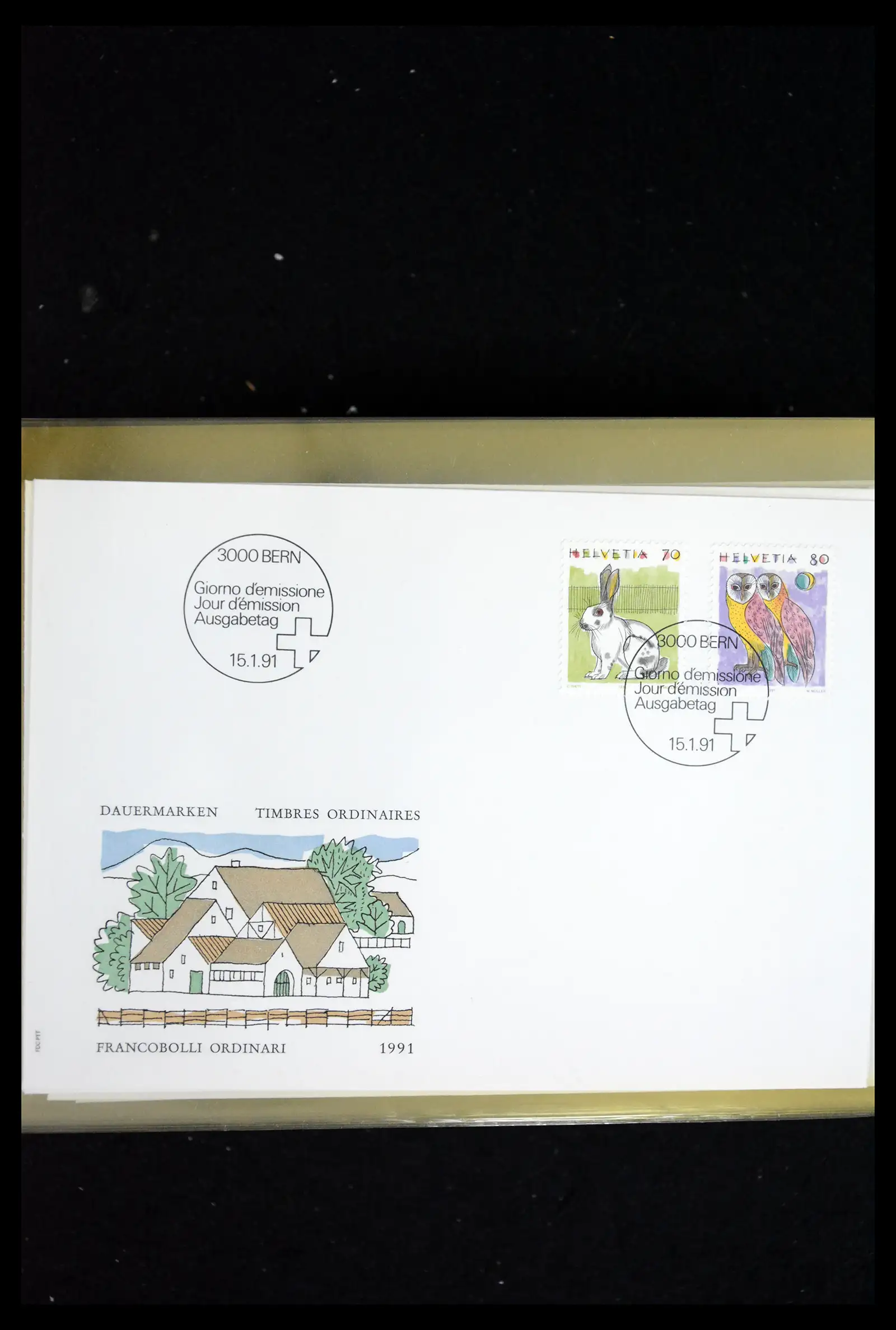 41624 0096 - Postzegelverzameling 41624 Zwitserland fdc-collectie 1980-2024!!
