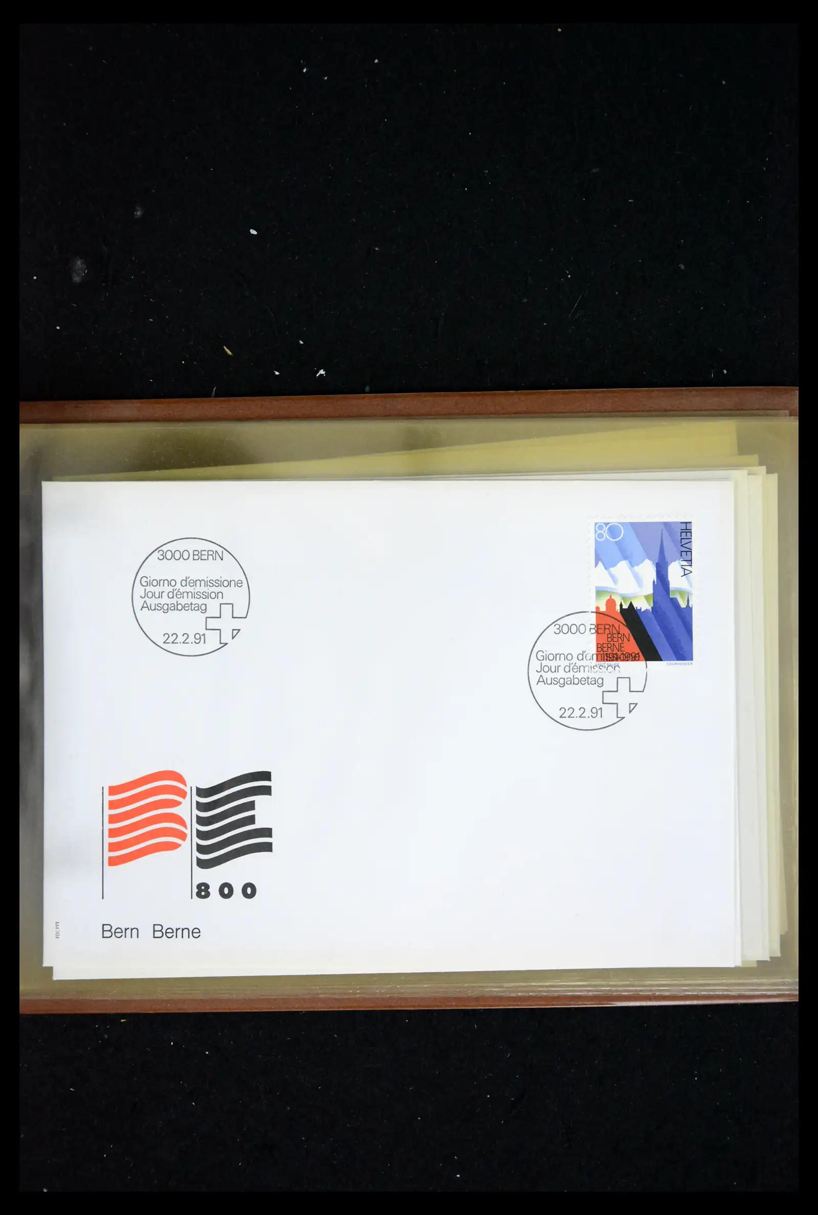 41624 0097 - Postzegelverzameling 41624 Zwitserland fdc-collectie 1980-2024!!