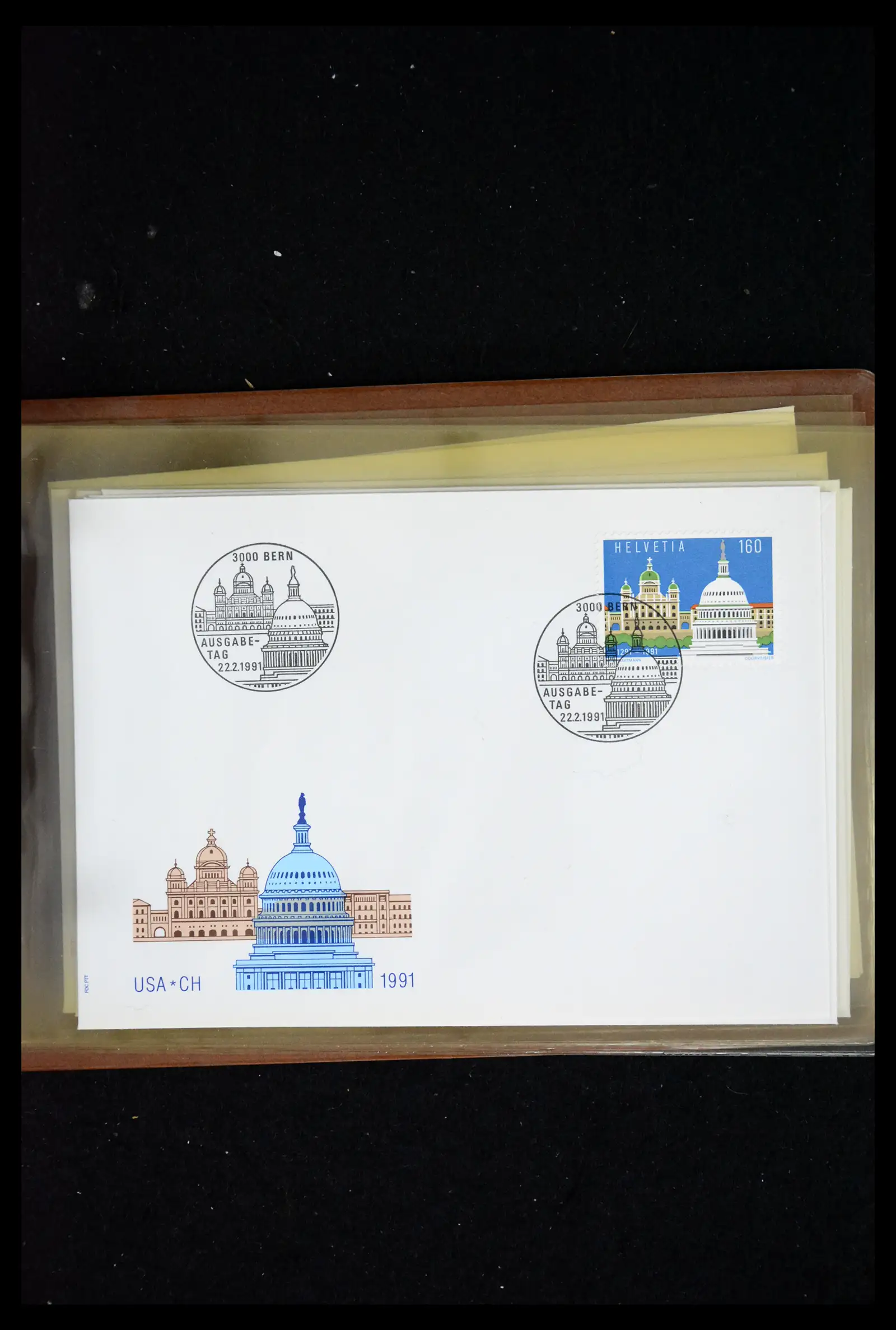 41624 0099 - Postzegelverzameling 41624 Zwitserland fdc-collectie 1980-2024!!