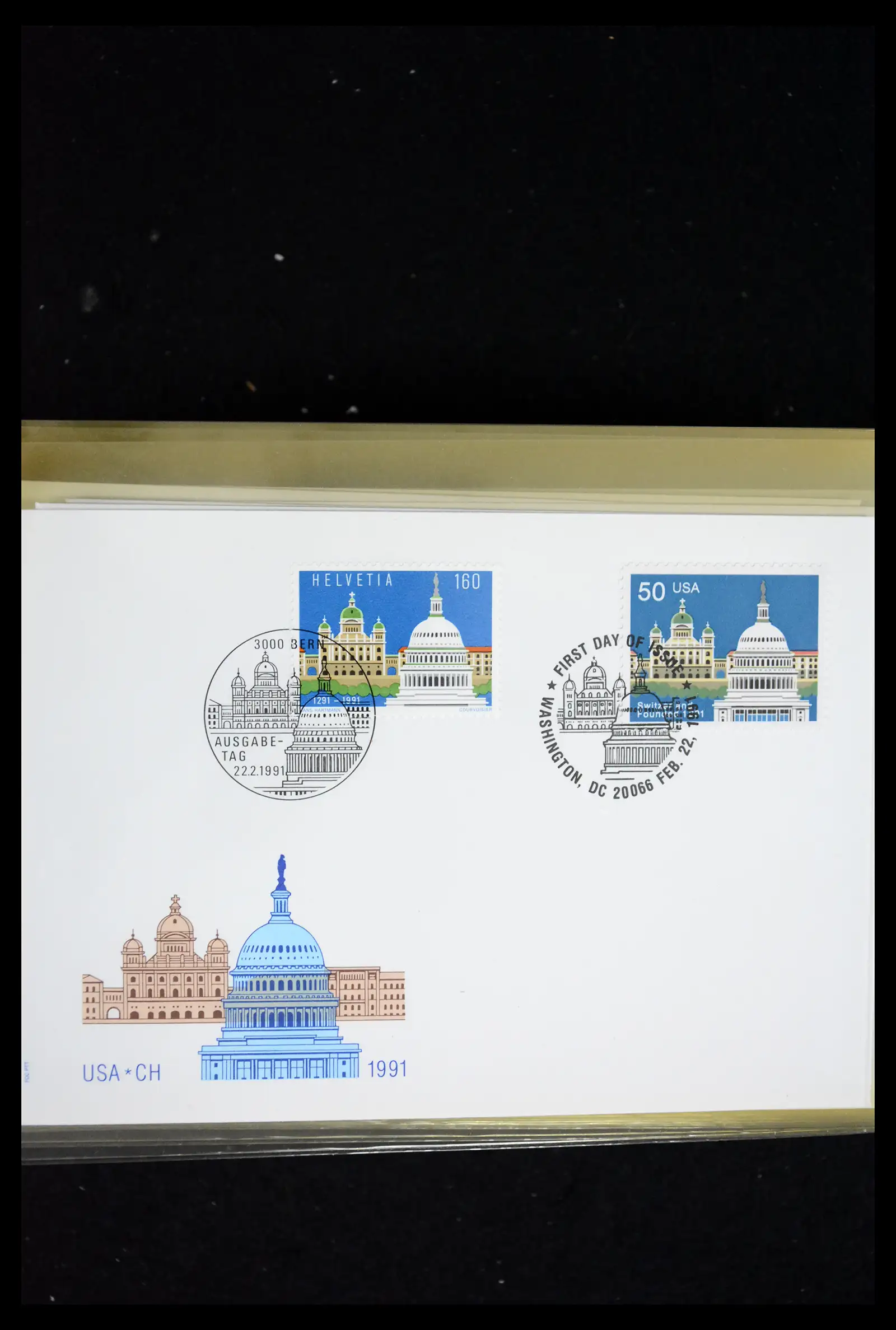 41624 0100 - Postzegelverzameling 41624 Zwitserland fdc-collectie 1980-2024!!
