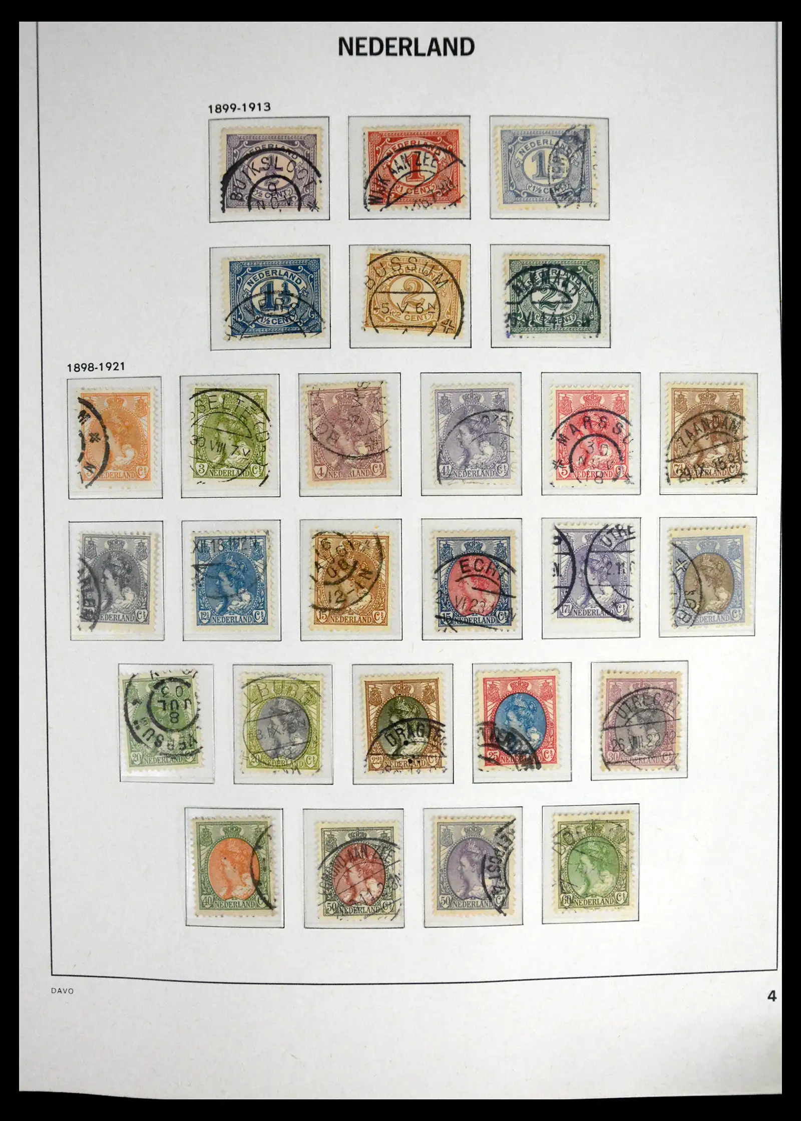 41625 0004 - Stamp collection 41625 Netherlands complete 1852-1949.