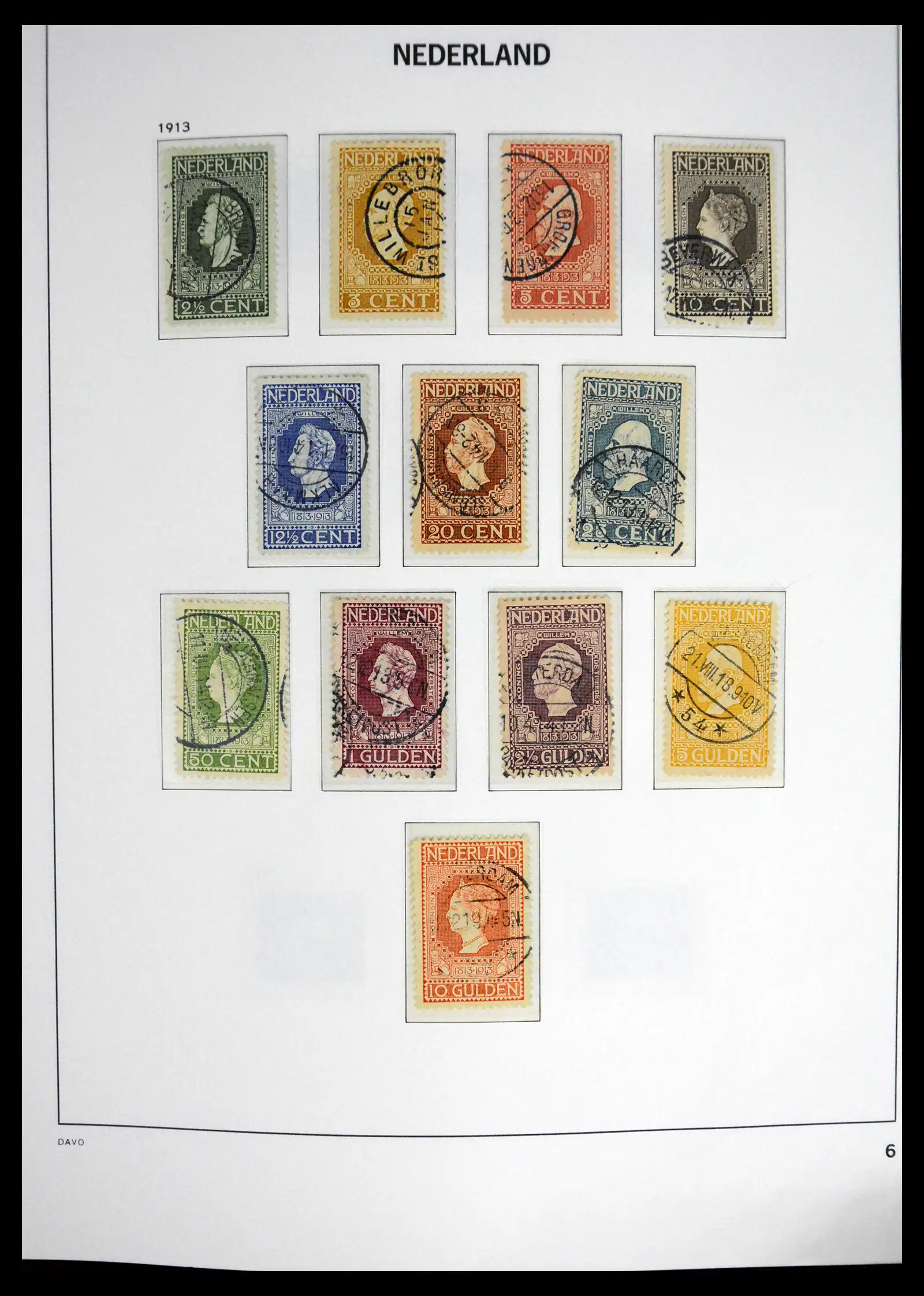 41625 0006 - Stamp collection 41625 Netherlands complete 1852-1949.
